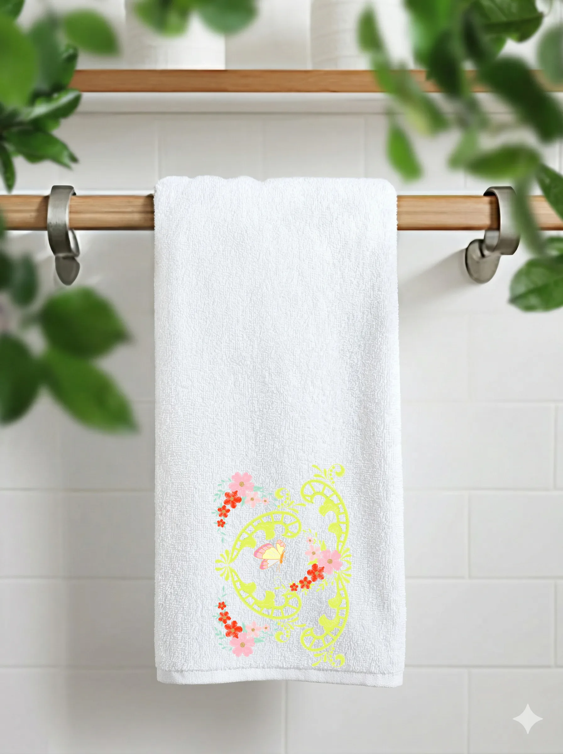 Дизайн машинной вышивки «Ажурный узор с бабочкой» (137.5×199.1 мм) — вид 11