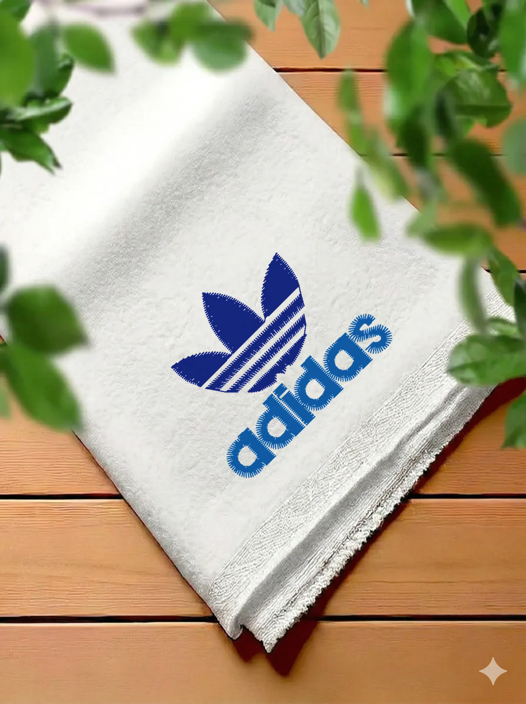 Дизайн машинной вышивки «Спортивный логотип Adidas» (43.4×34.8 мм) — вид 7