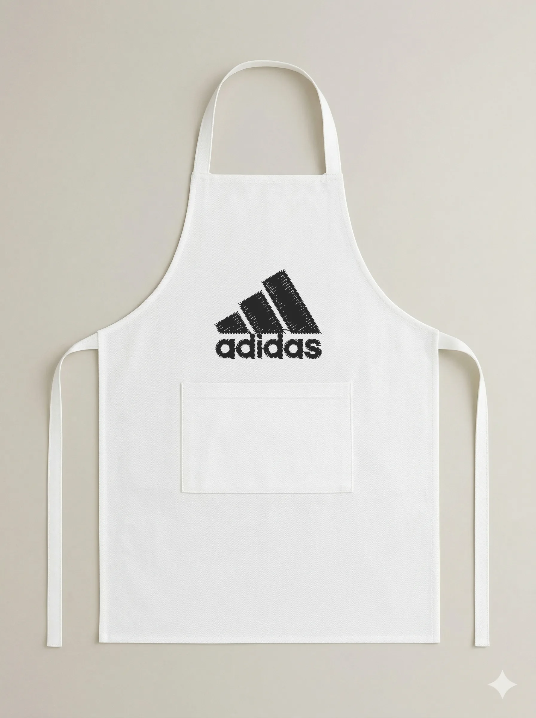 Дизайн машинной вышивки «Спортивный логотип Adidas» (33.2×28 мм) — вид 6