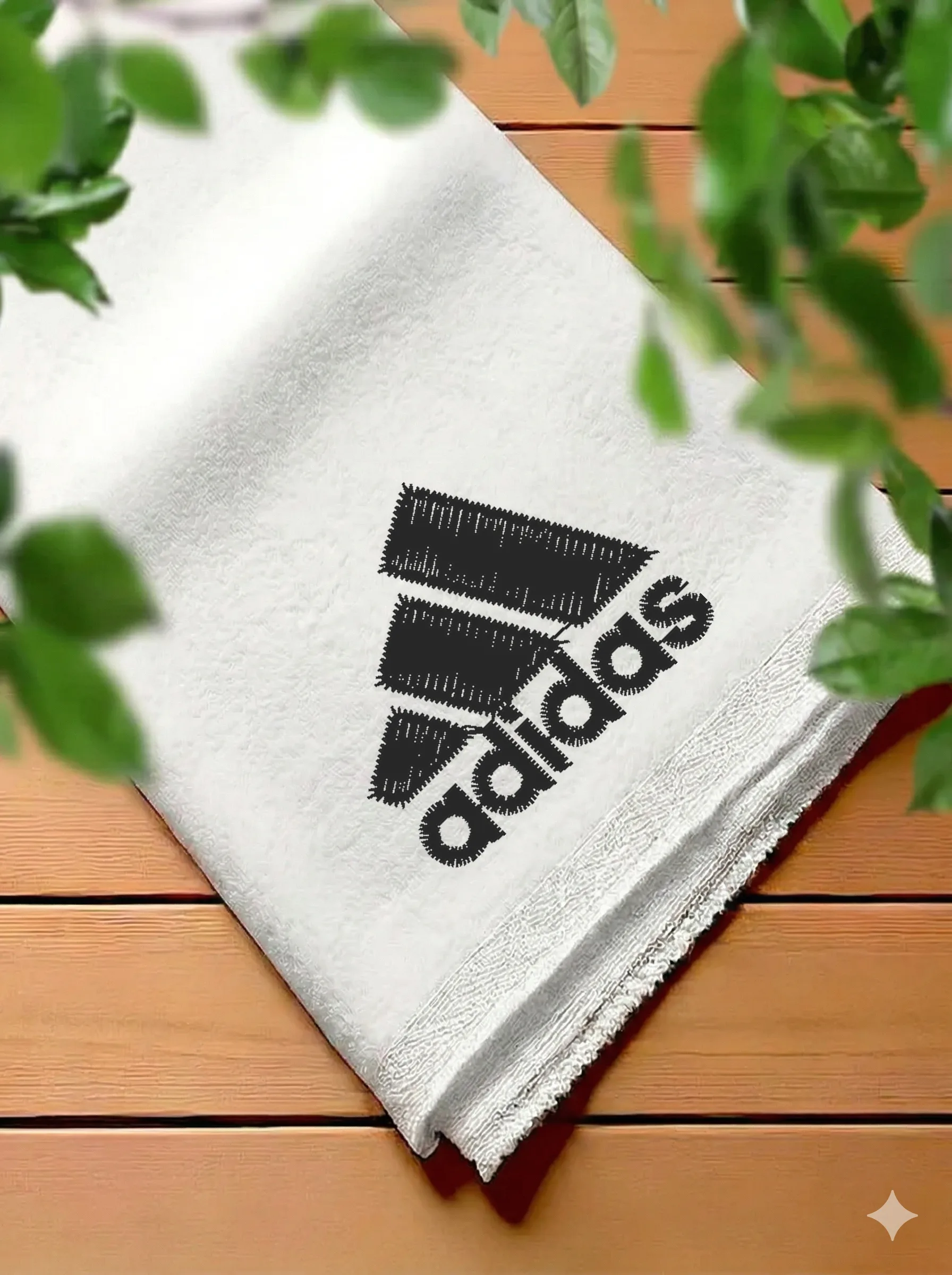 Дизайн машинной вышивки «Спортивный логотип Adidas» (33.2×28 мм) — вид 7