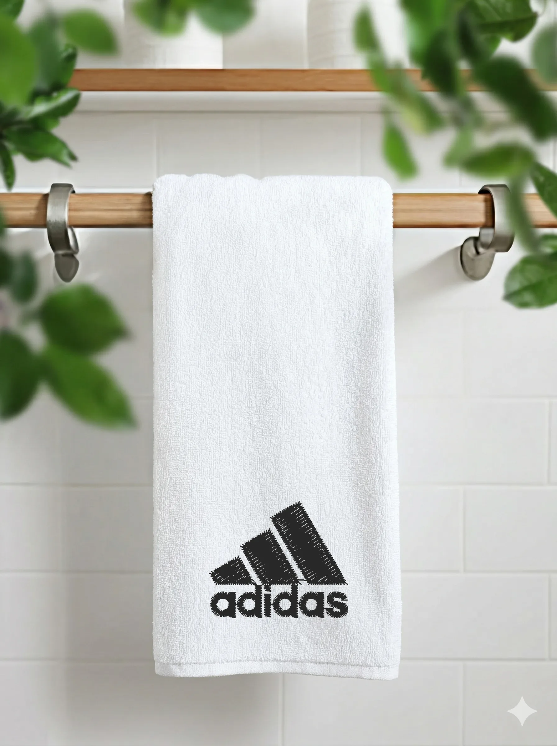 Дизайн машинной вышивки «Спортивный логотип Adidas» (33.2×28 мм) — вид 11