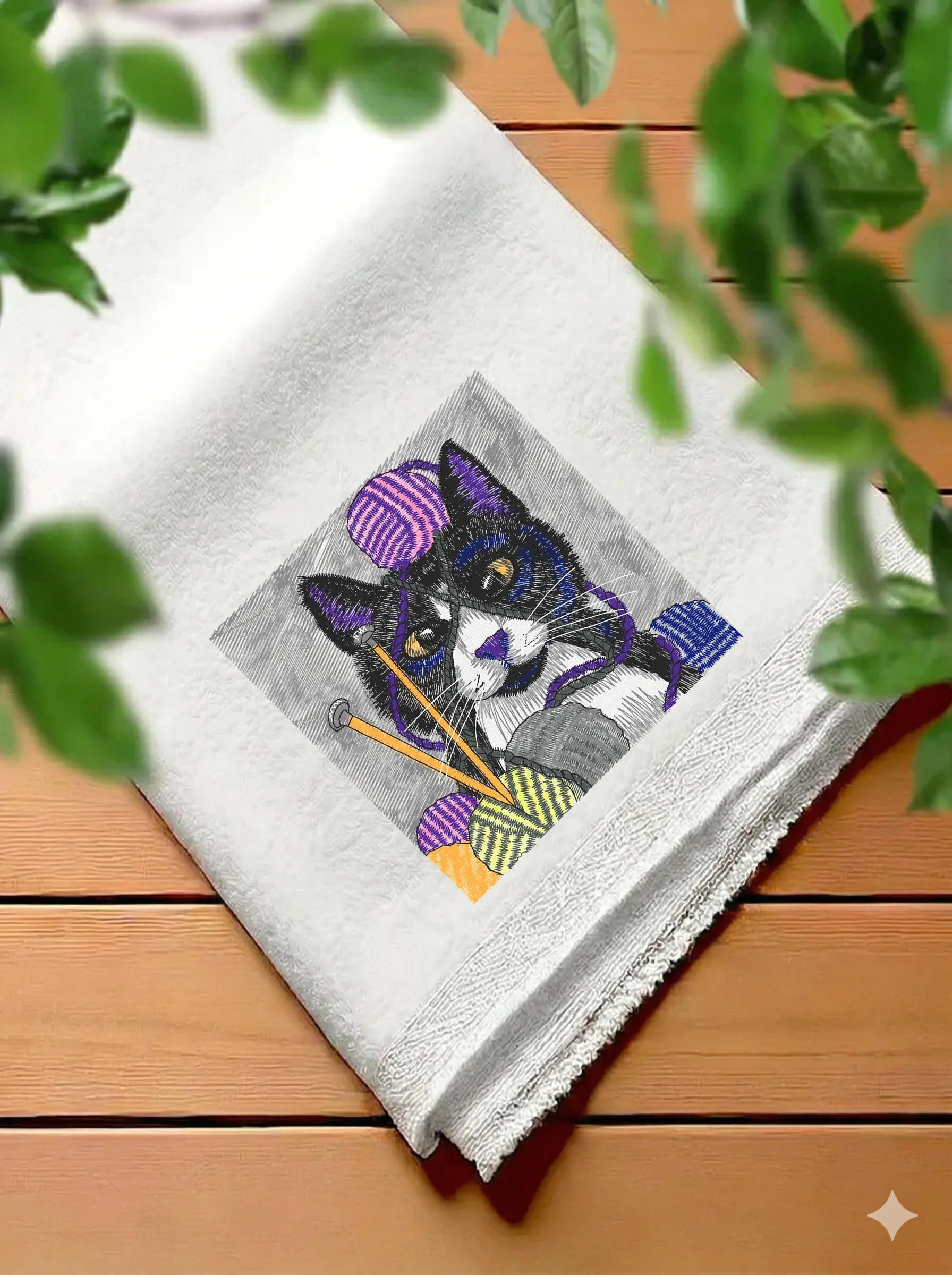 Кот с пряжей (миниатюра 7)