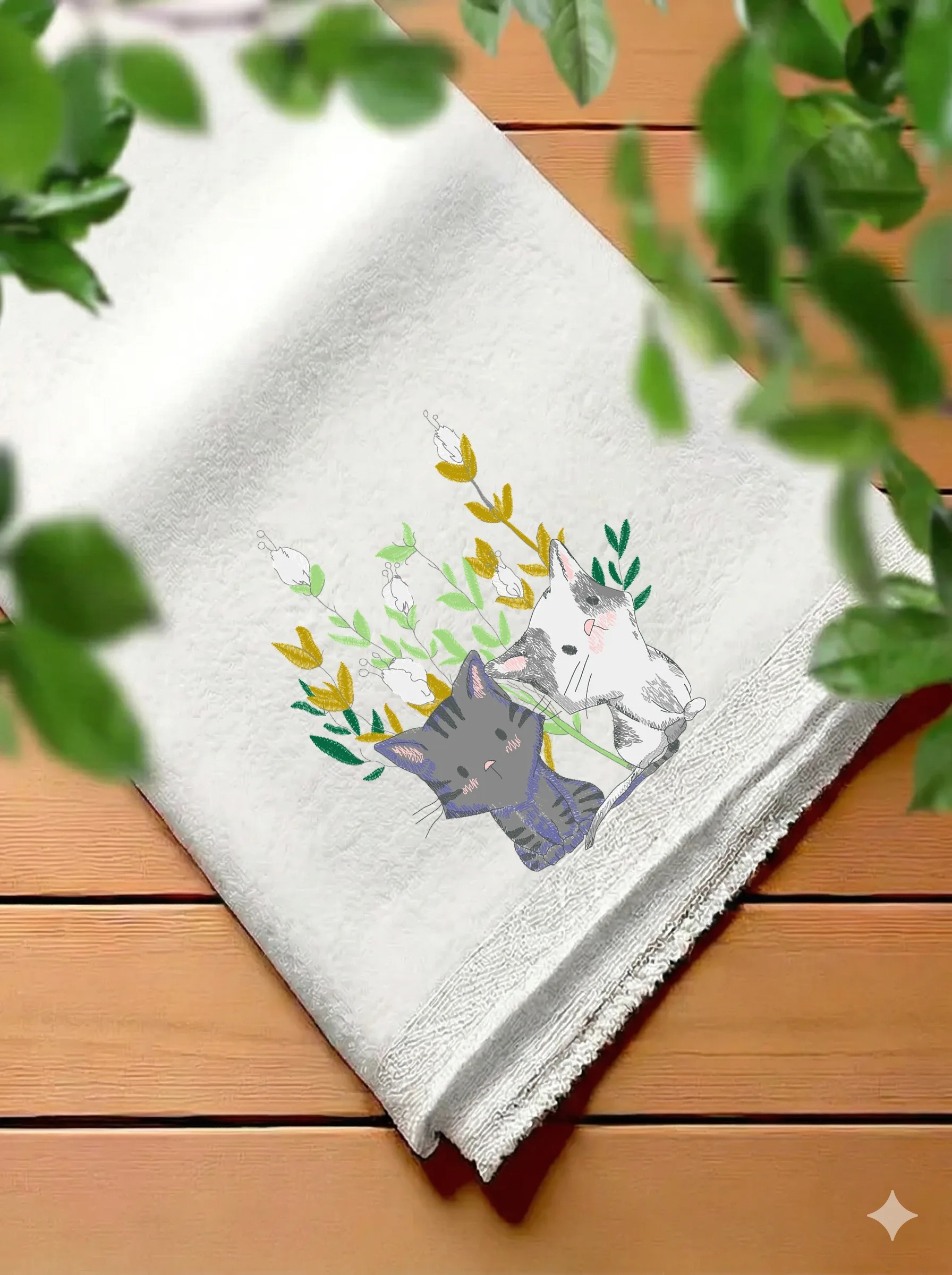 Котята среди цветов (миниатюра 7)