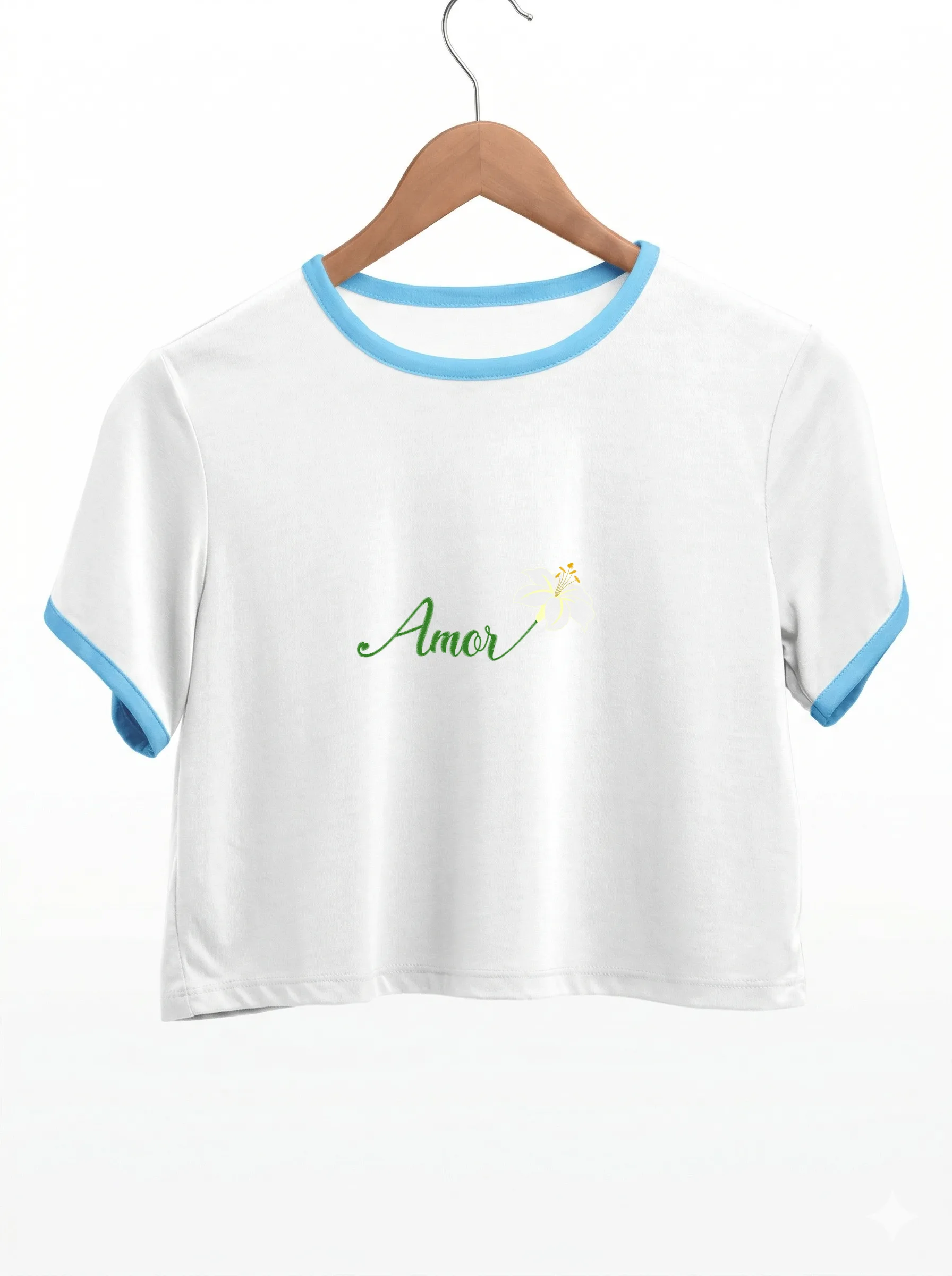 Дизайн машинной вышивки «Надпись Amor с лилией» (85.1×206.5 мм) — вид 9