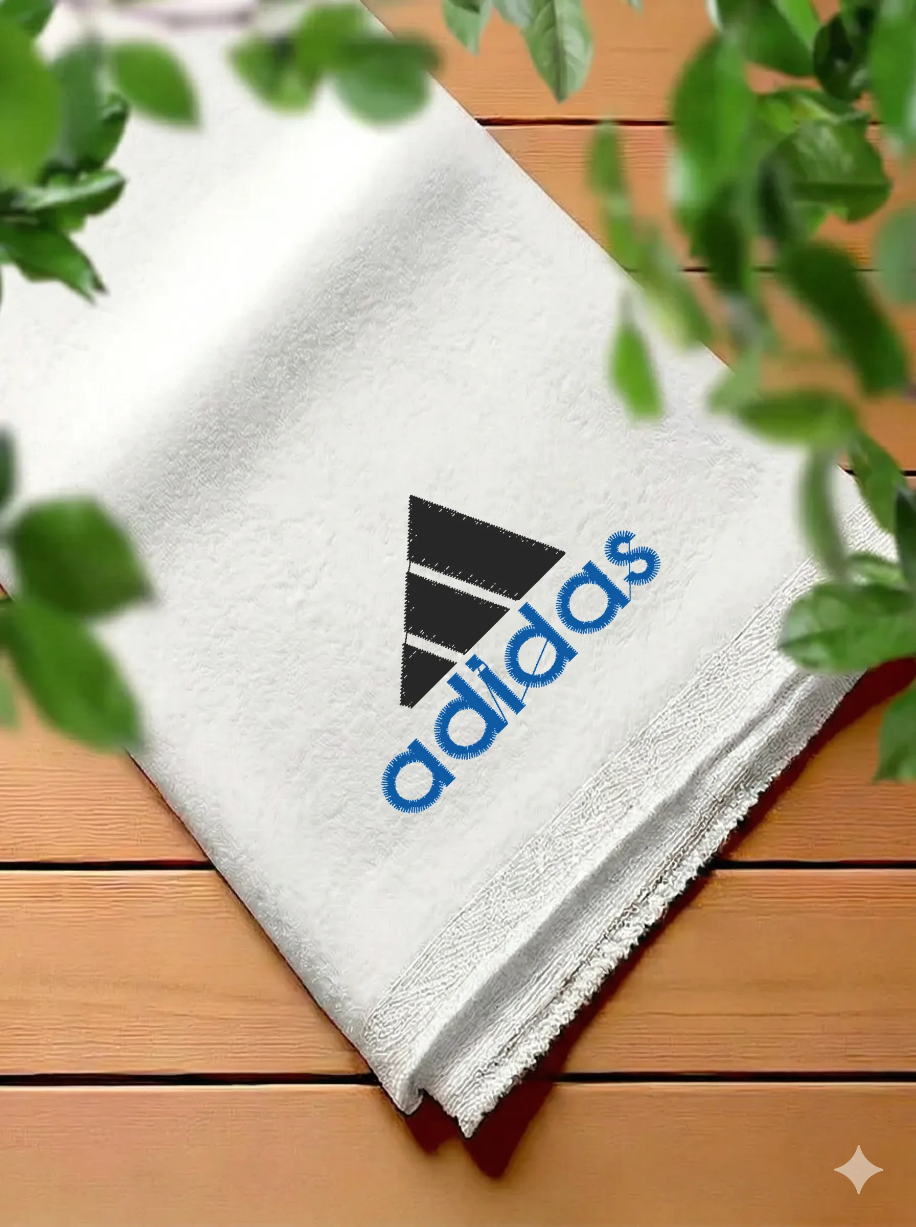 Дизайн машинной вышивки «Спортивный логотип Adidas» (62×39.7 мм) — вид 7