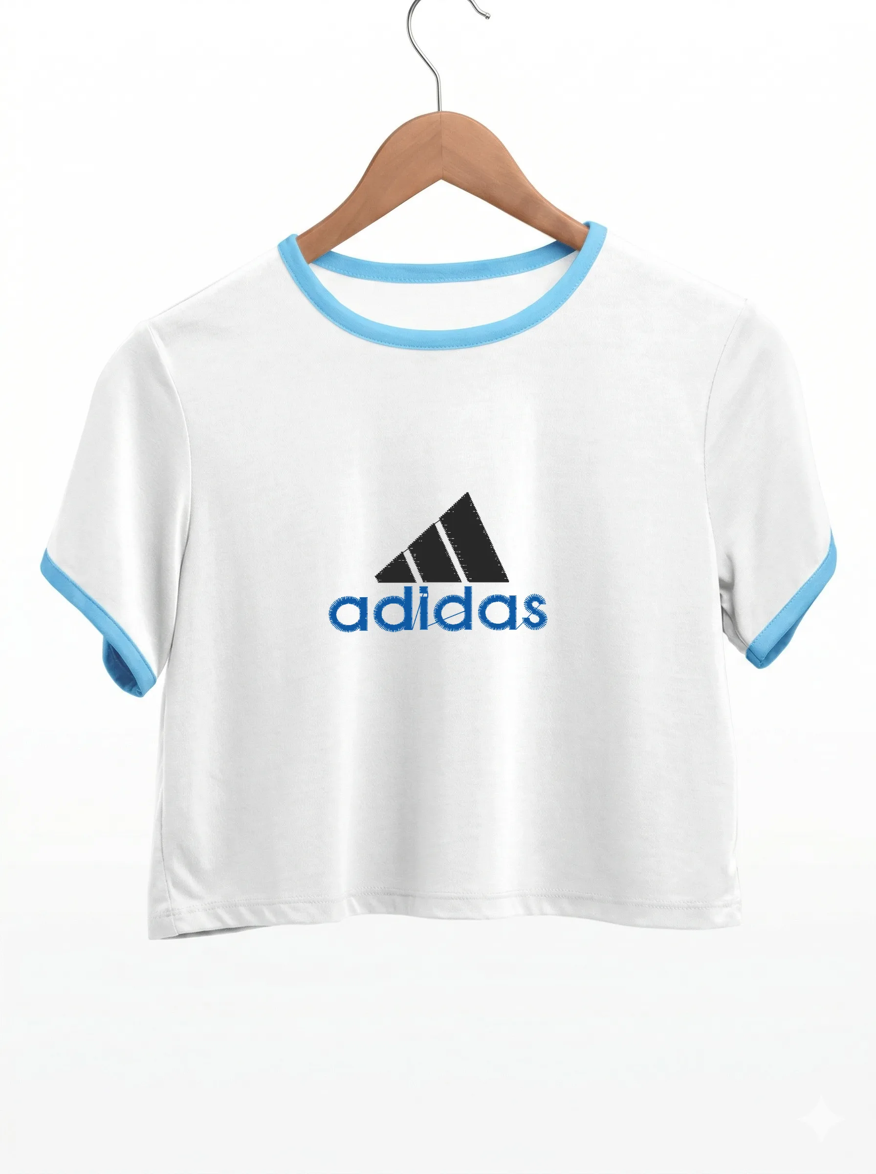 Дизайн машинной вышивки «Спортивный логотип Adidas» (62×39.7 мм) — вид 9