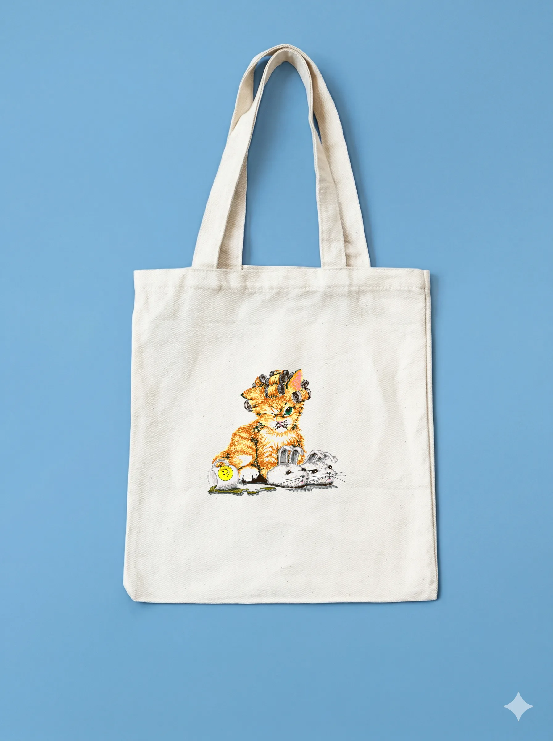 Утренний кот в бигуди (миниатюра 10)