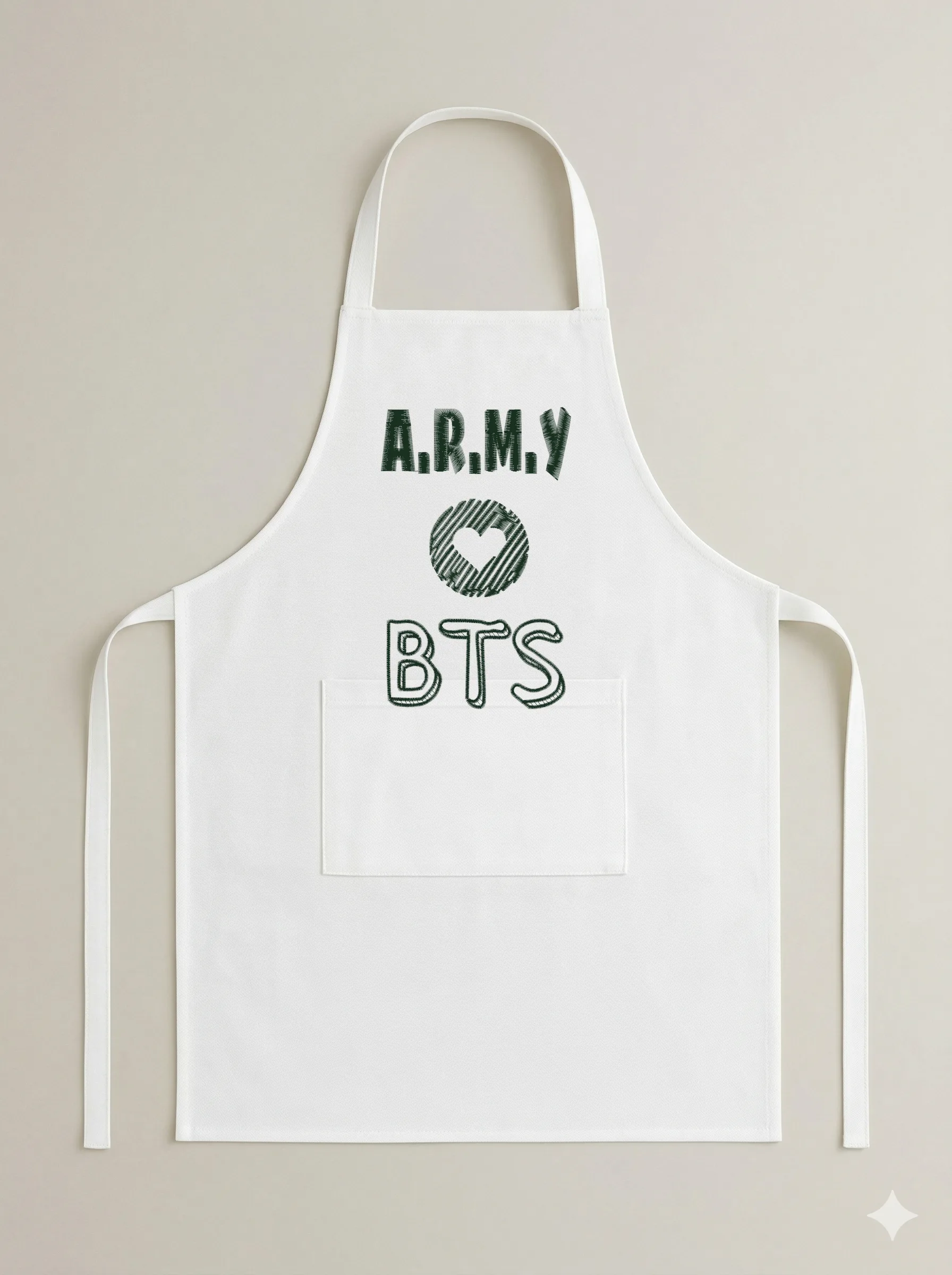 Дизайн машинной вышивки «Логотип BTS ARMY» (107.8×171.2 мм) — вид 6