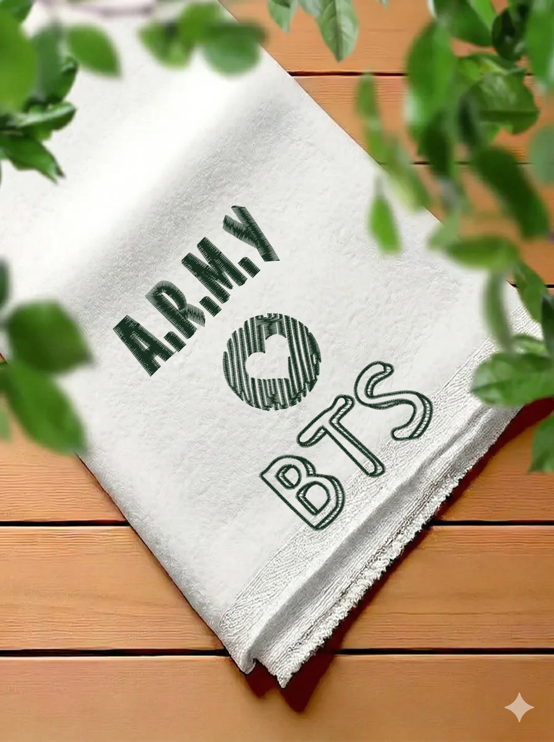 Дизайн машинной вышивки «Логотип BTS ARMY» (107.8×171.2 мм) — вид 7
