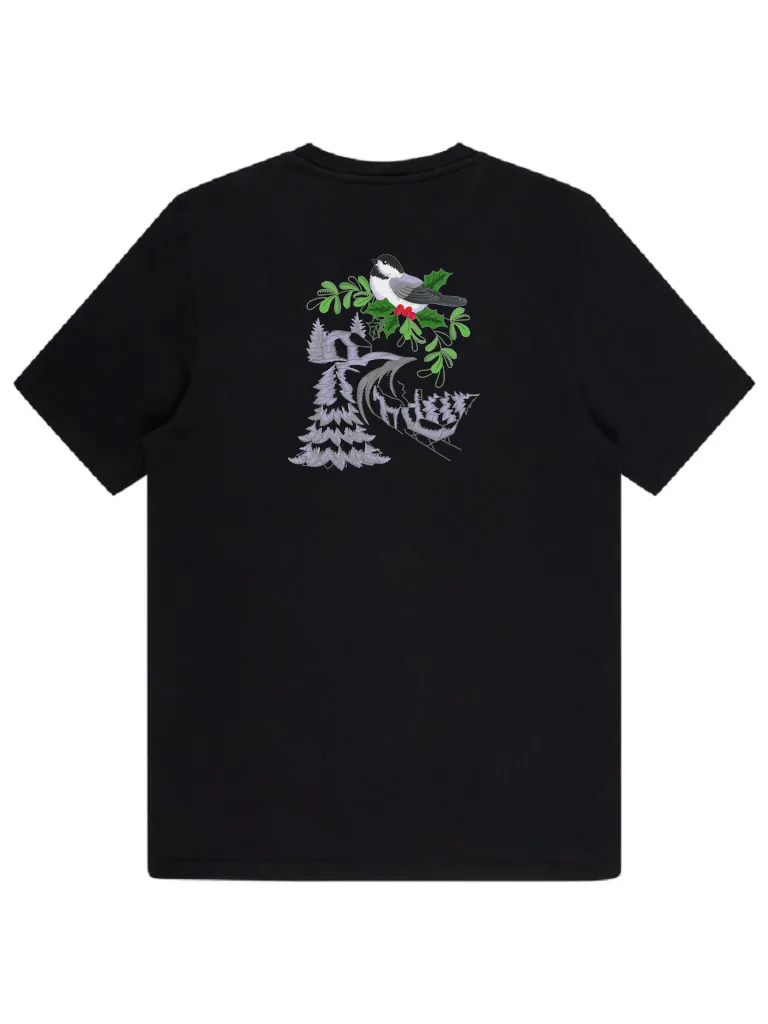 Зимний пейзаж с синицей (миниатюра 4)