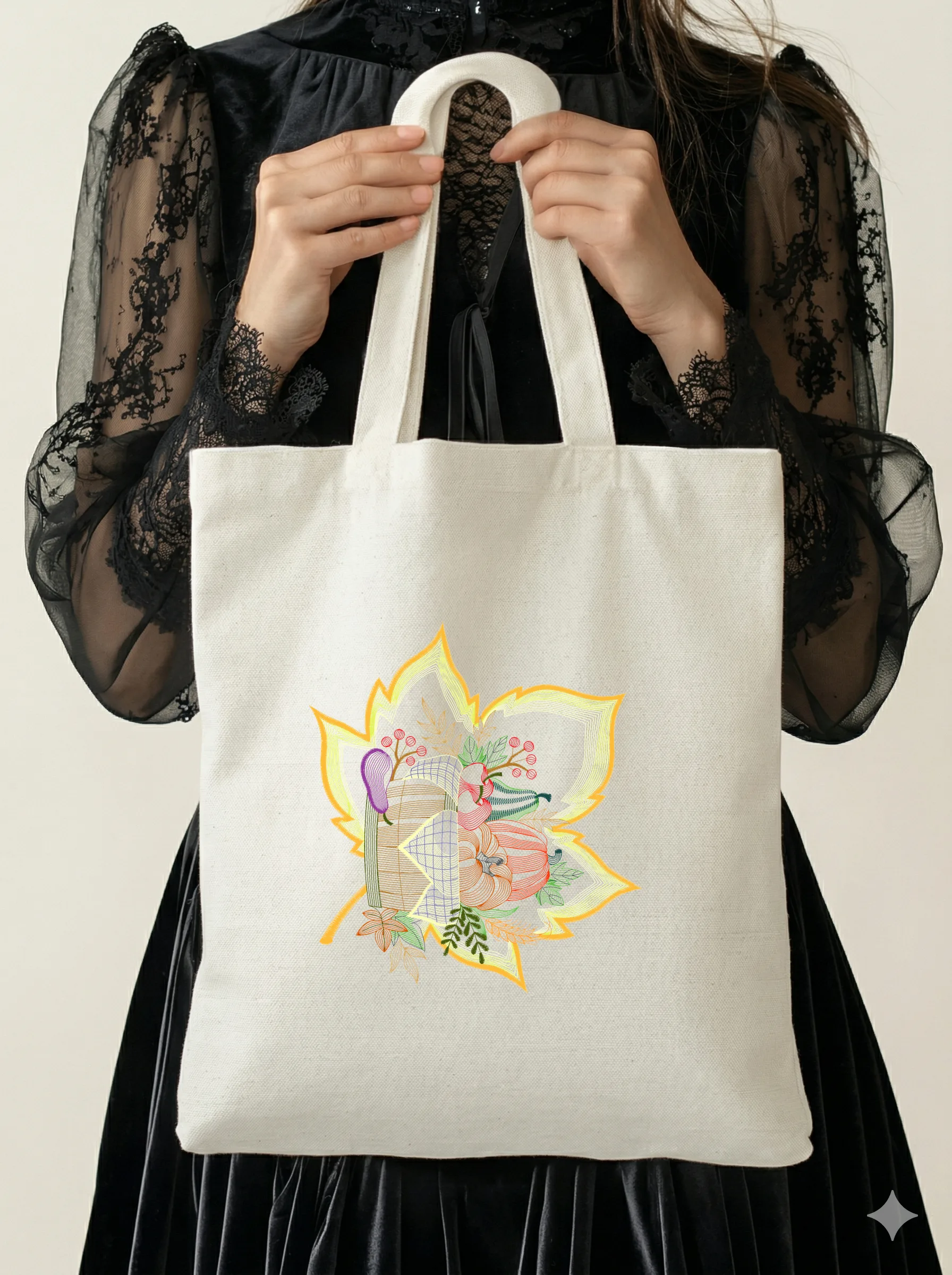Дизайн машинной вышивки «Осенний урожай» (174.8×195 мм) — вид 5