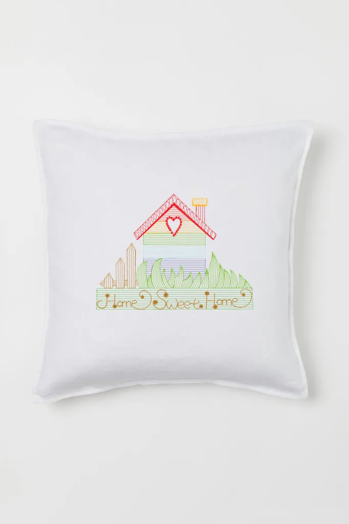 Дизайн машинной вышивки «Уютный дом Home Sweet Home» (125×92 мм) — вид 2