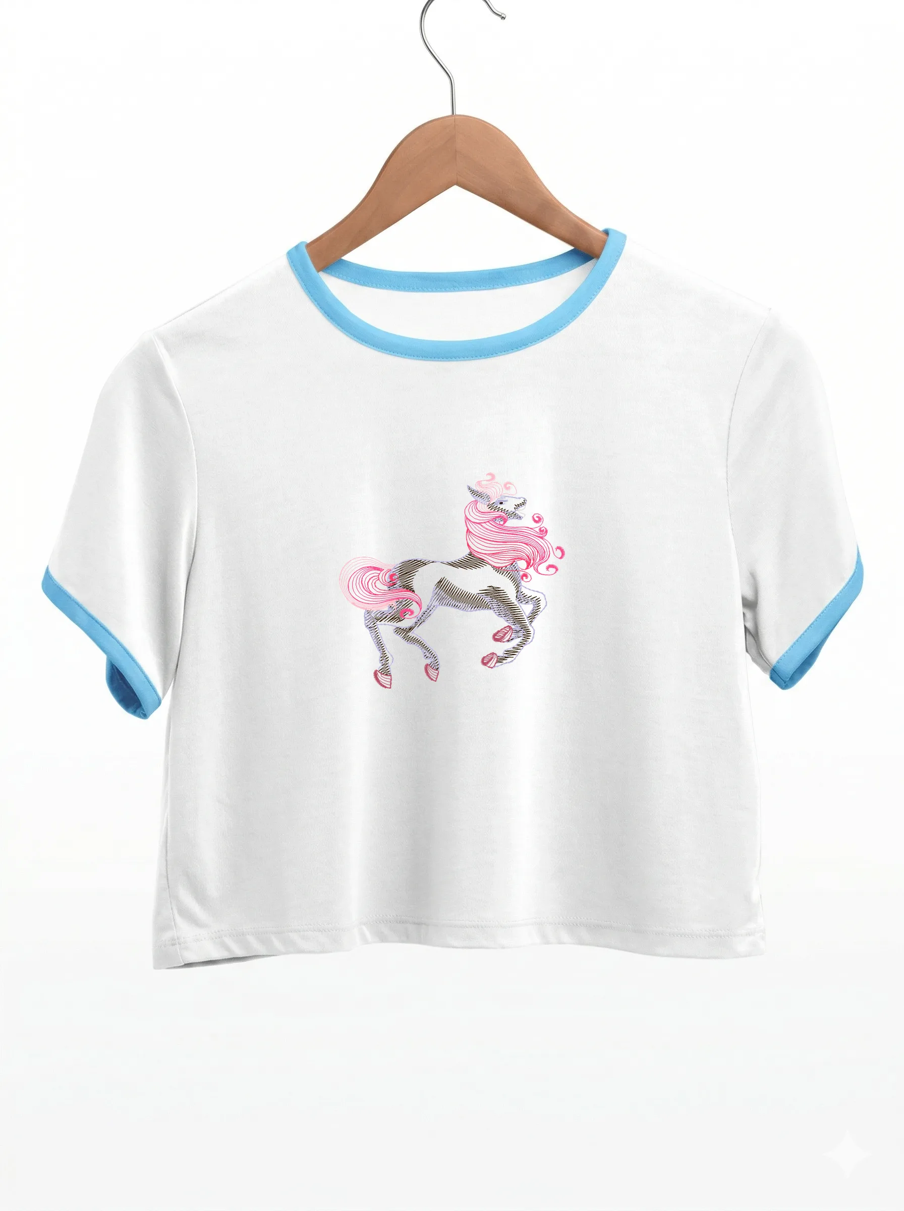 Дизайн машинной вышивки «Сказочный грациозный конь» (97.7×93.5 мм) — вид 9