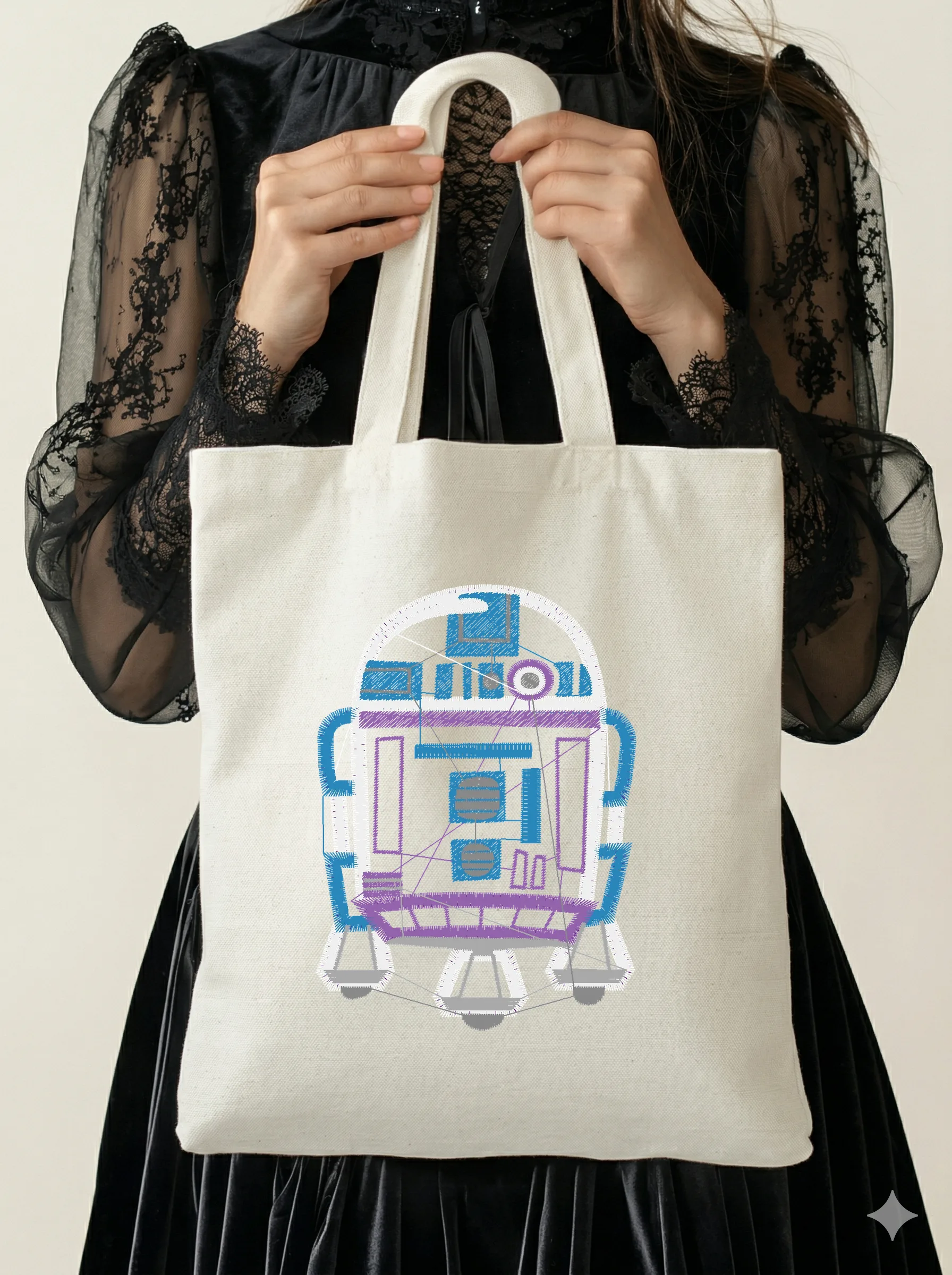 Дизайн машинной вышивки «Астродроид R2-D2» (71.2×99 мм) — вид 5