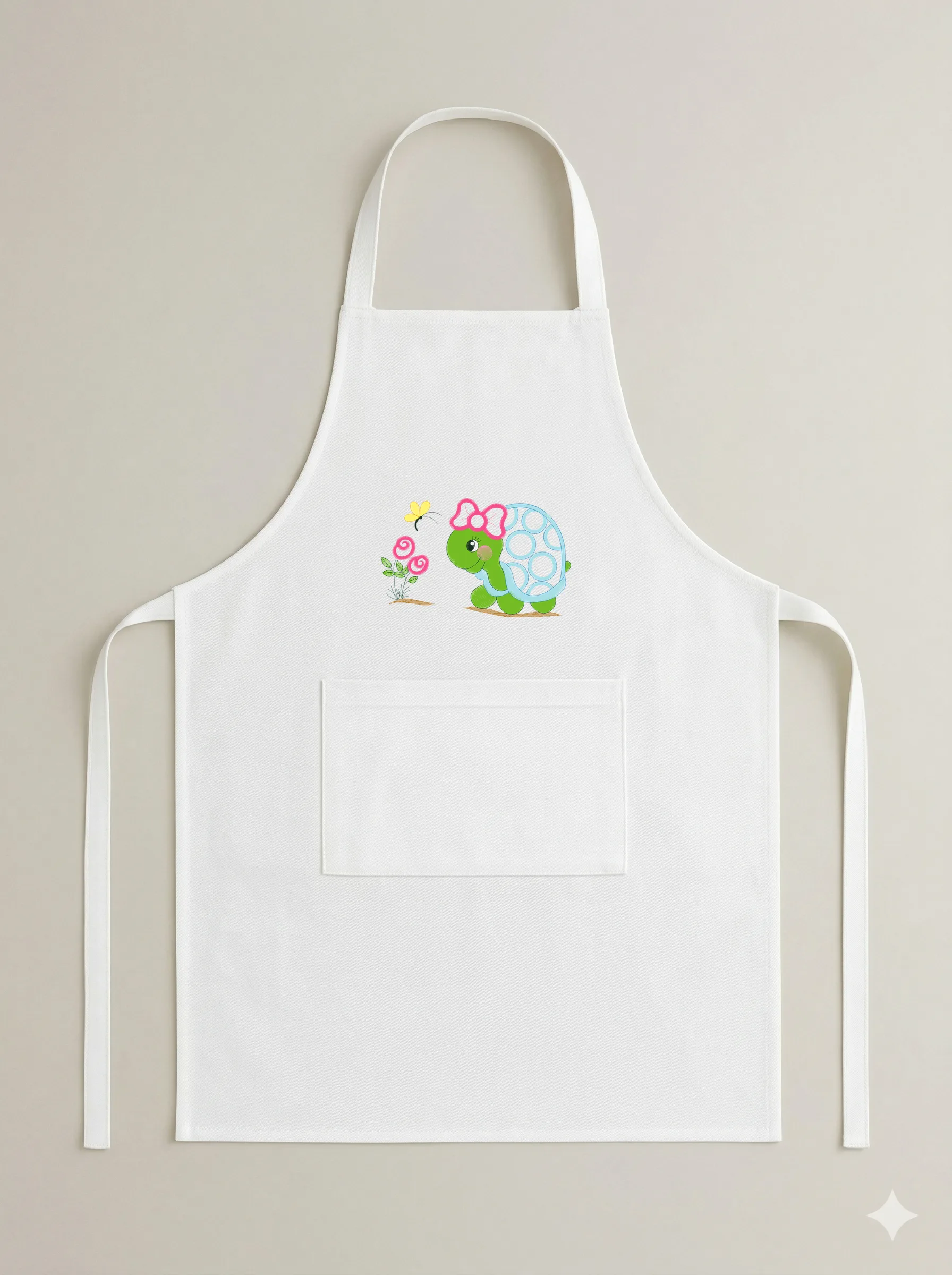 Дизайн машинной вышивки «Милая черепашка» (112×179 мм) — вид 6