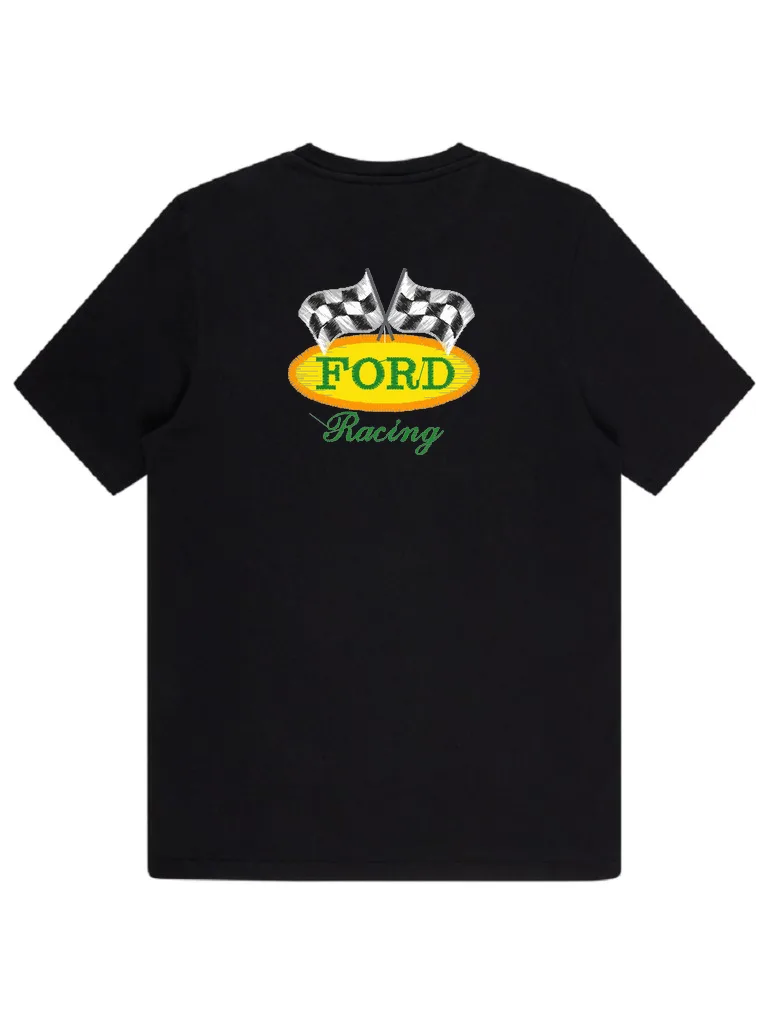 Дизайн машинной вышивки «Эмблема Ford Racing» (72×69.9 мм) — вид 4