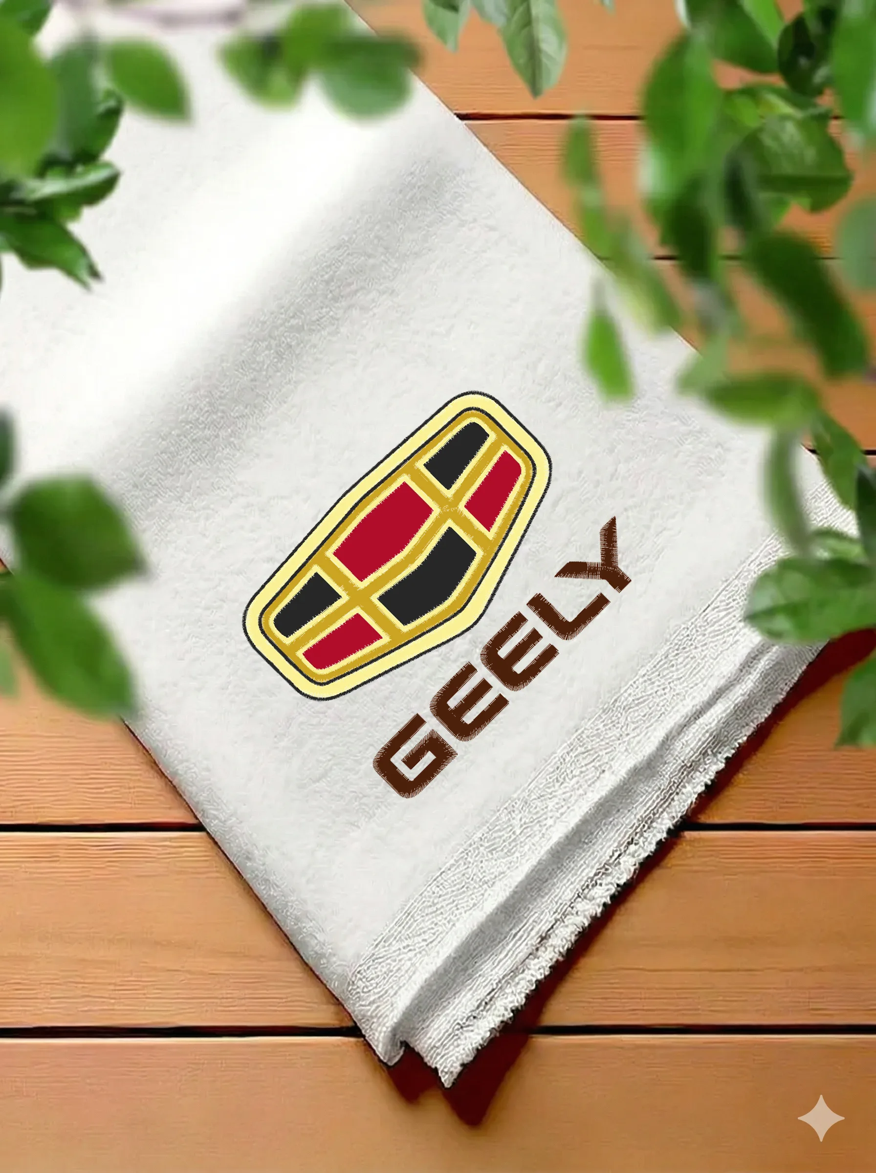 Дизайн машинной вышивки «Автомобильный логотип Geely» (100.3×76.2 мм) — вид 7