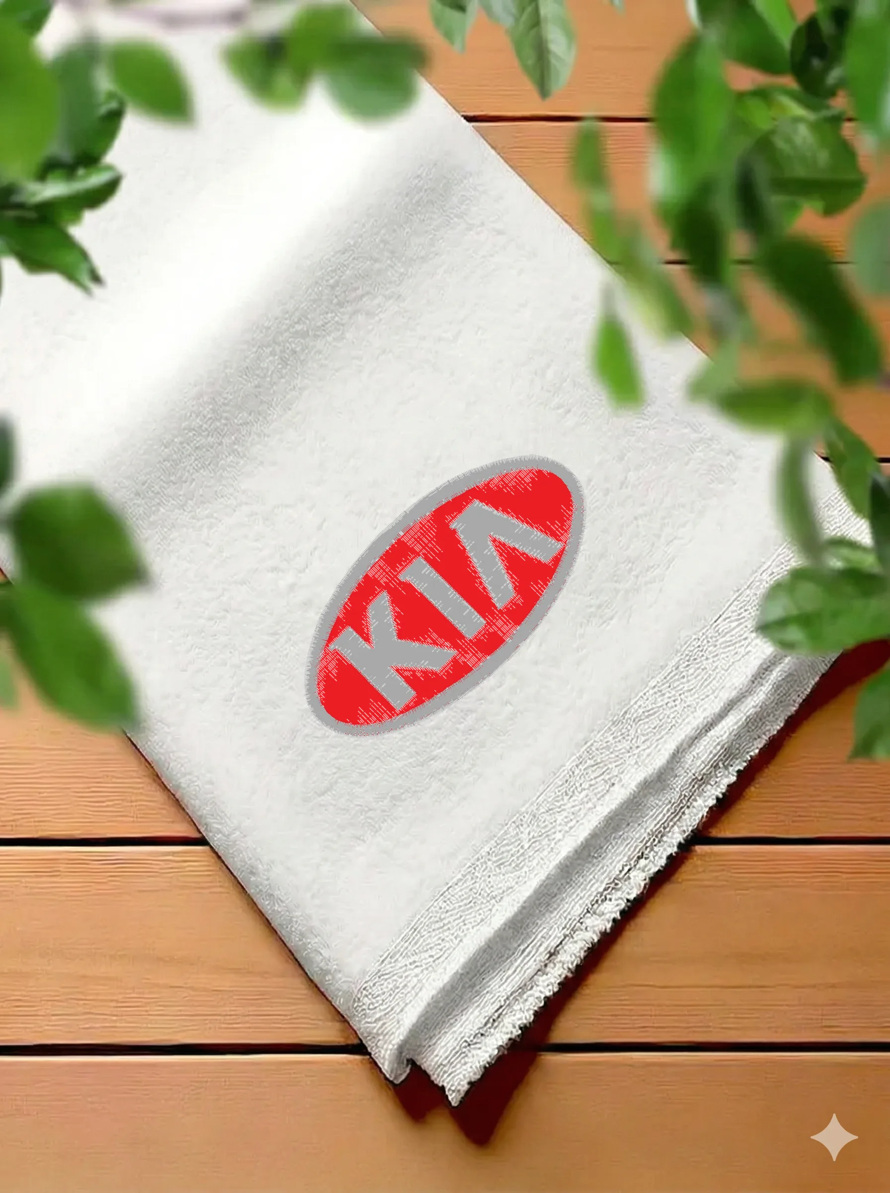 Дизайн машинной вышивки «Автомобильный логотип KIA» (94.1×47.8 мм) — вид 7