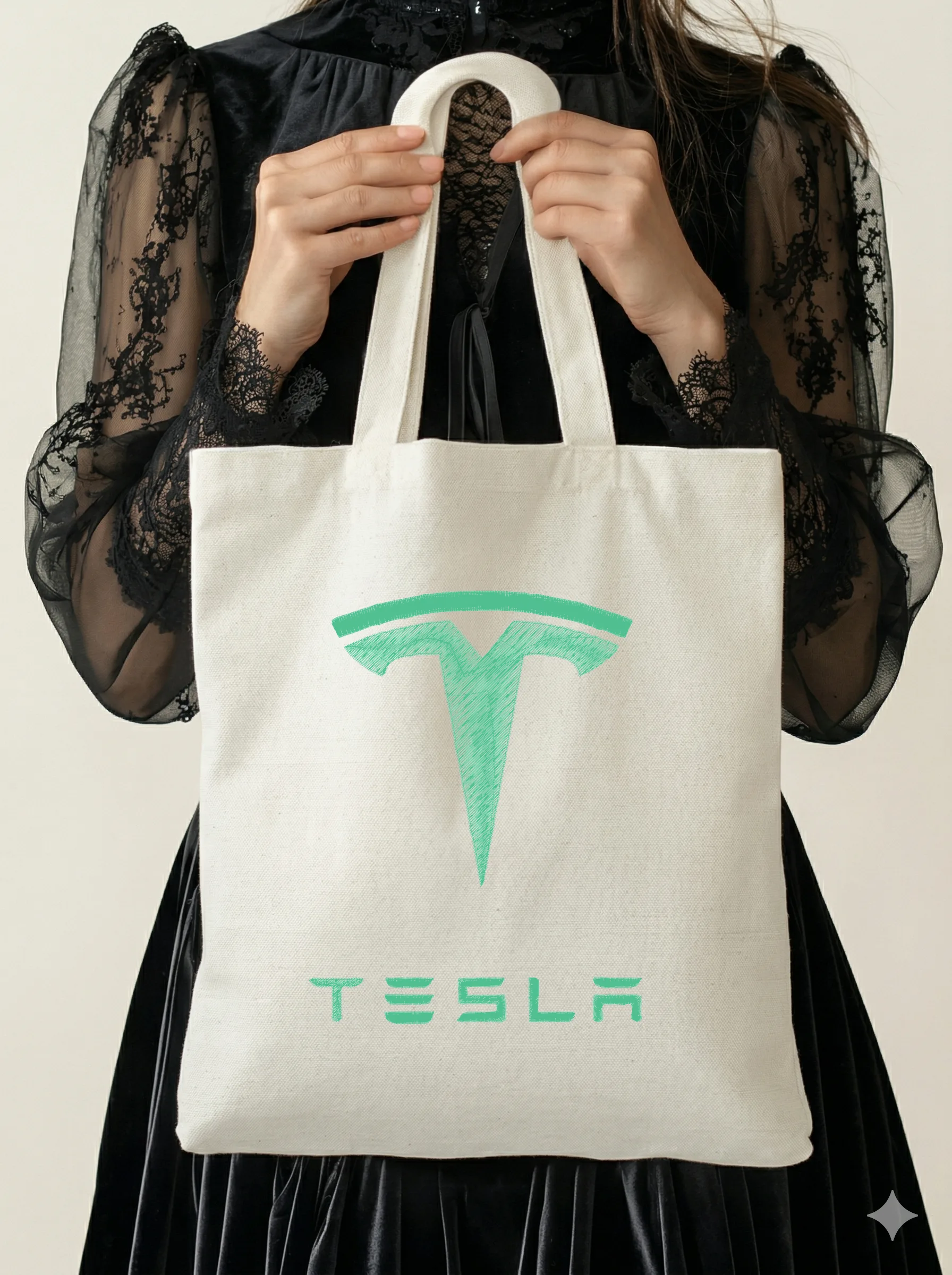 Дизайн машинной вышивки «Логотип авто Tesla» (146.6×191 мм) — вид 5