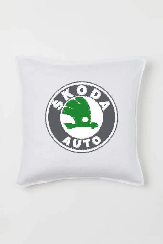 Дизайн машинной вышивки «Эмблема Skoda Auto» (100.8×99.2 мм) — вид 2