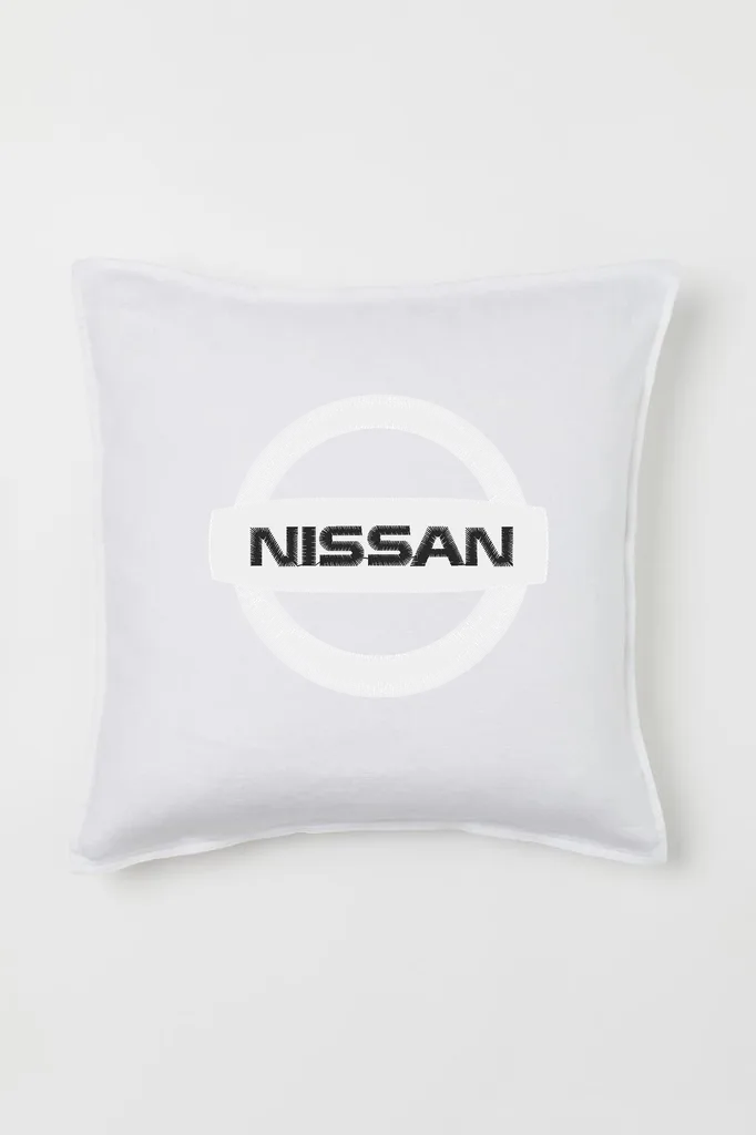 Дизайн машинной вышивки «Логотип Nissan» (89.4×79.8 мм) — вид 2