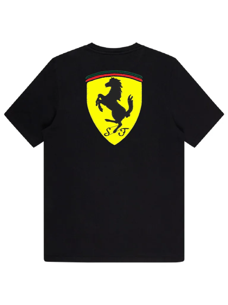 Дизайн машинной вышивки «Логотип Ferrari» (69.1×90.3 мм) — вид 4