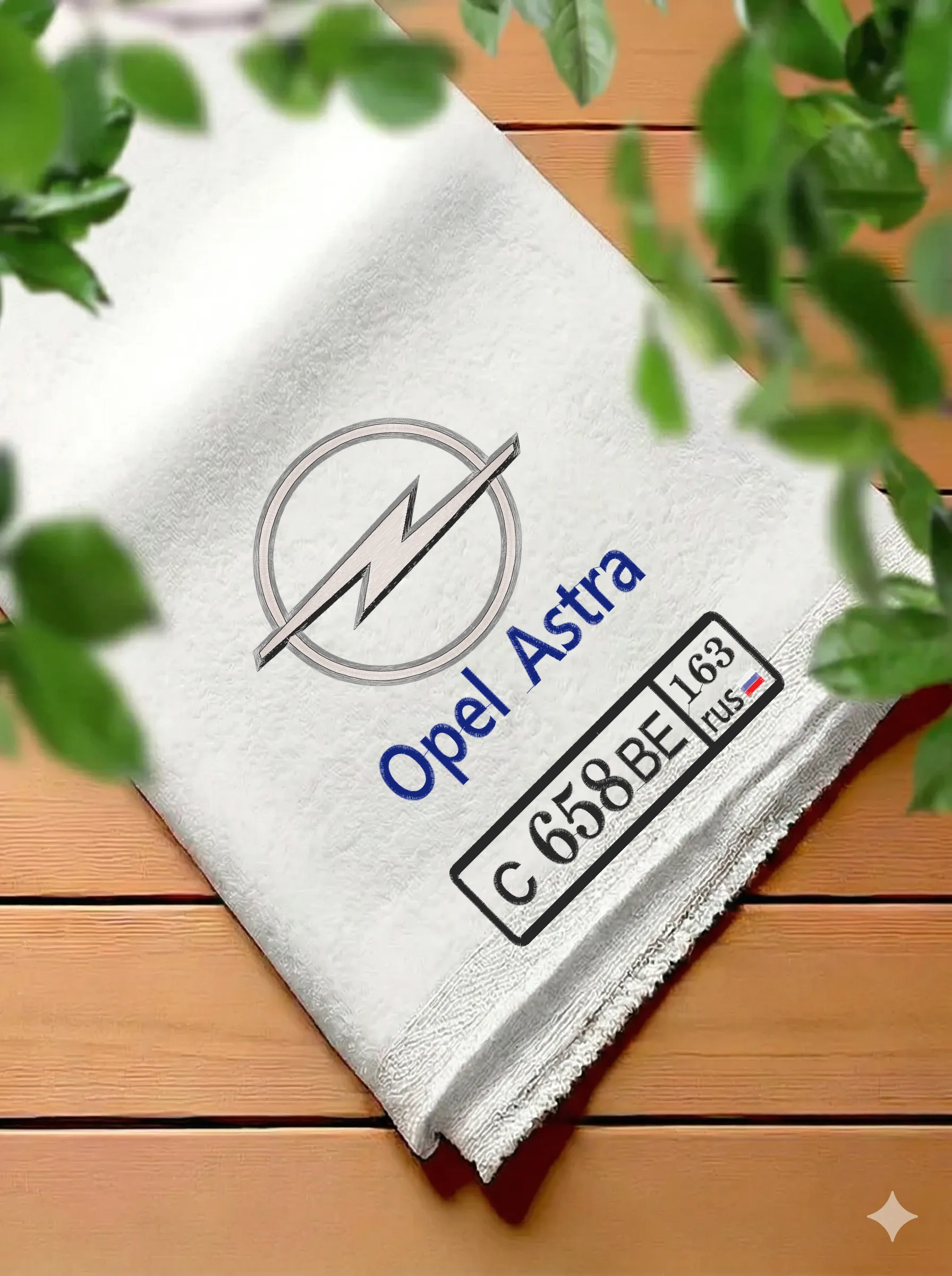 Дизайн машинной вышивки «Логотип Opel Astra» (178.4×237.6 мм) — вид 7