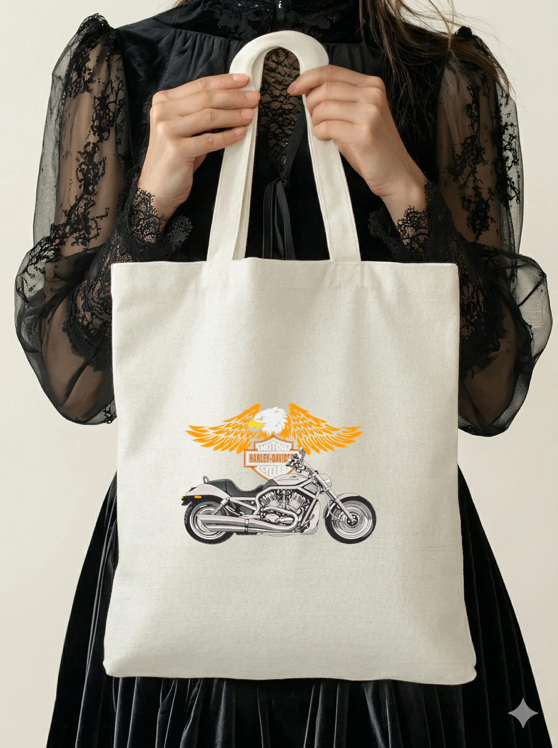 Дизайн машинной вышивки «Мотоцикл Harley-Davidson» (254.8×184.2 мм) — вид 5