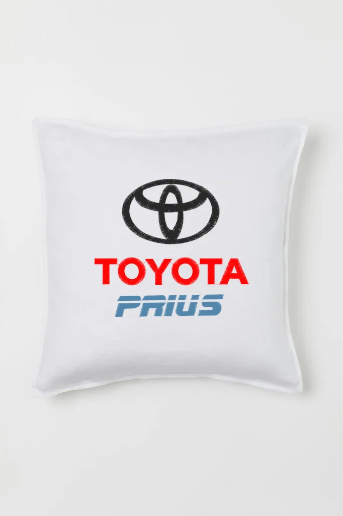 Дизайн машинной вышивки «Логотип Toyota Prius» (149.3×167.3 мм) — вид 2