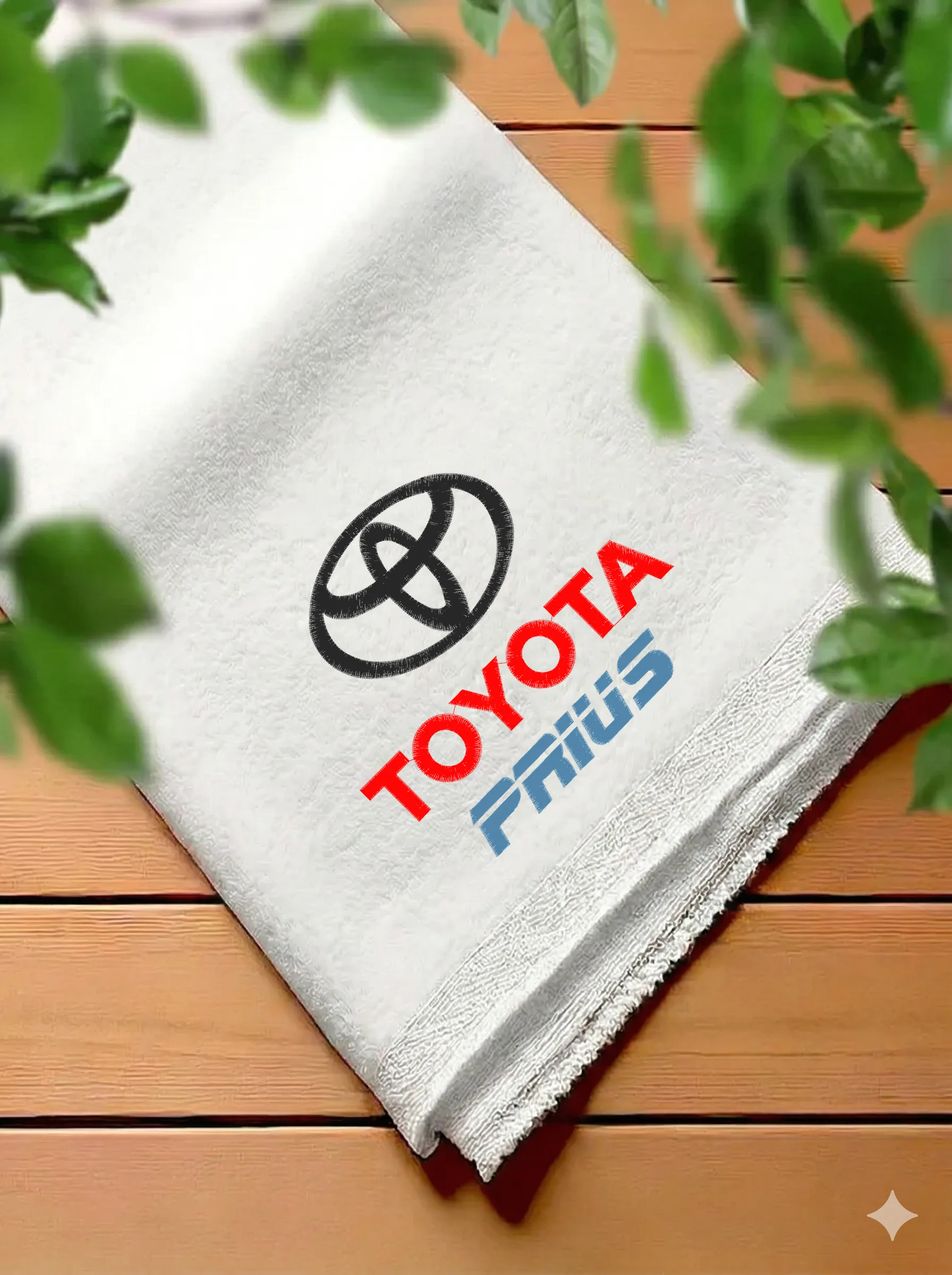 Дизайн машинной вышивки «Логотип Toyota Prius» (149.3×167.3 мм) — вид 7