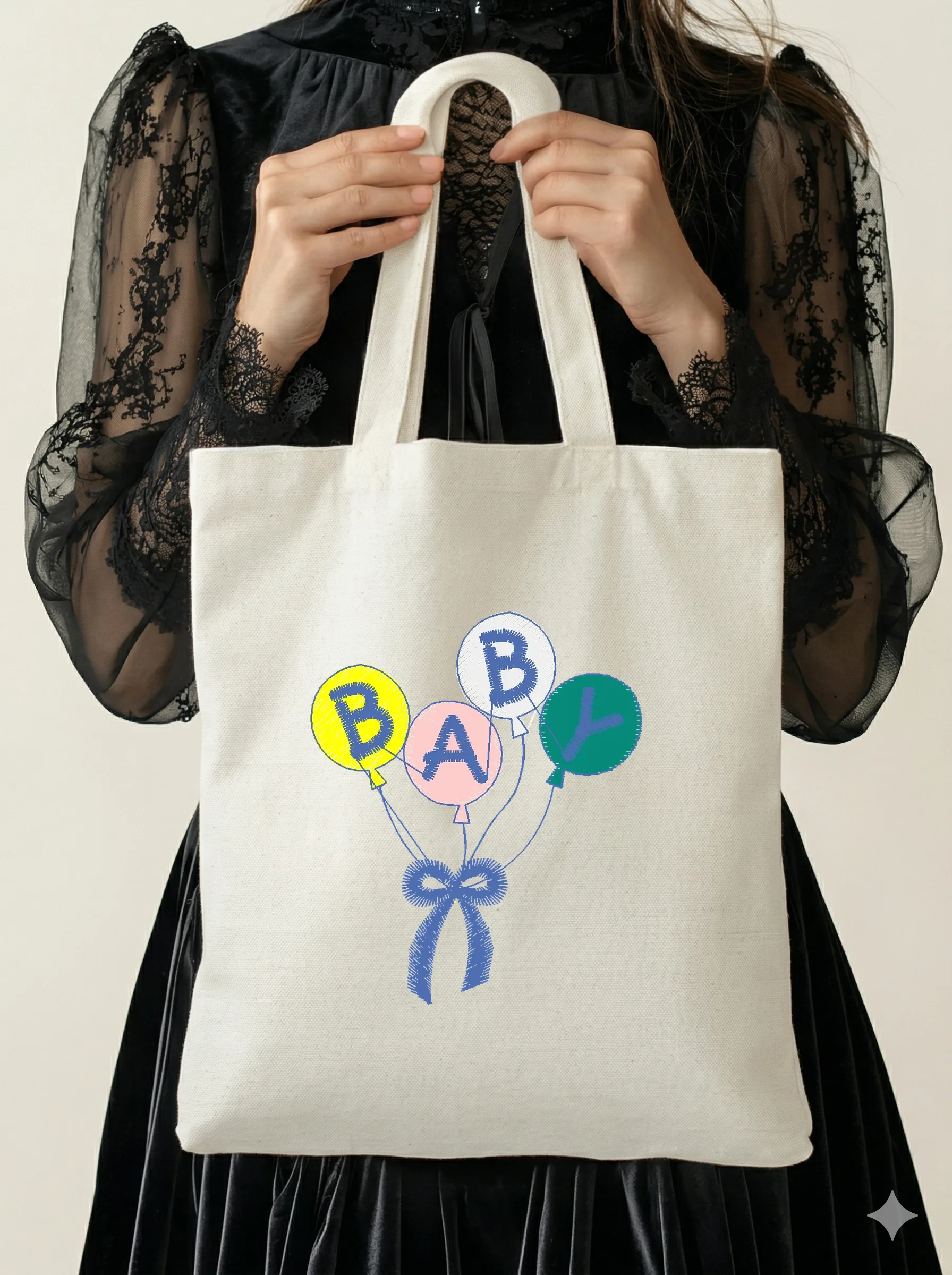 Дизайн машинной вышивки «Воздушные шарики Baby» (56×66.1 мм) — вид 5