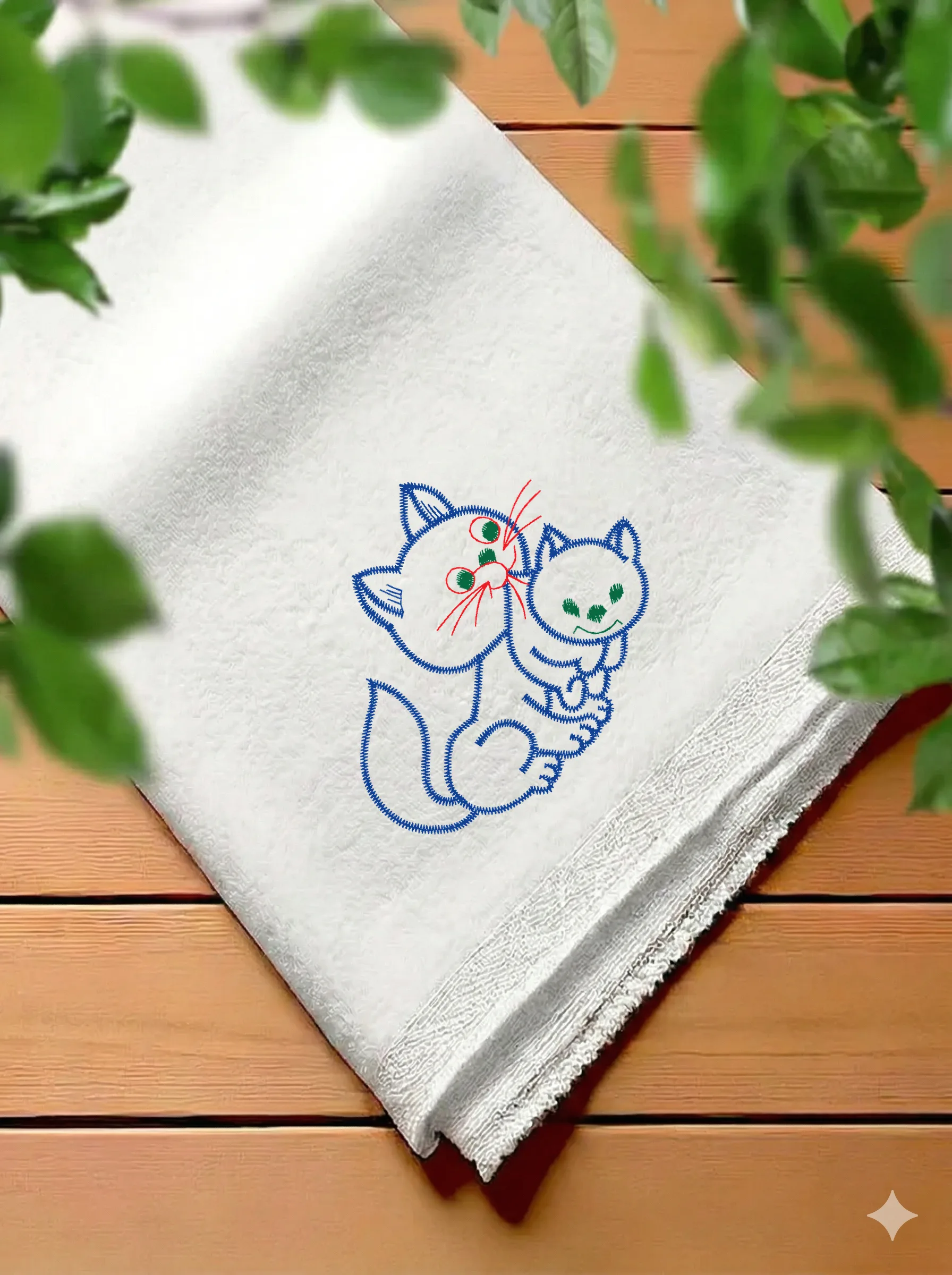 Милая кошка с котёнком (миниатюра 7)