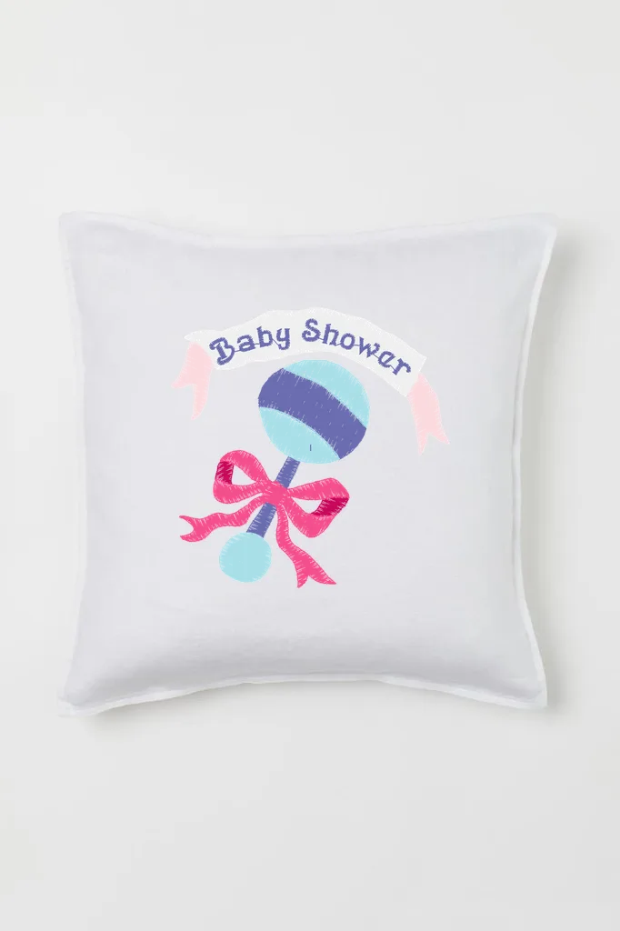 Дизайн машинной вышивки «Детская погремушка Baby Shower» (87.9×88.6 мм) — вид 2