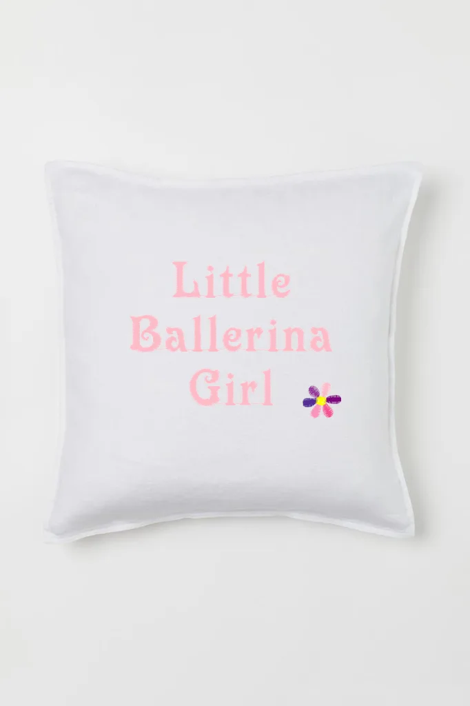 Дизайн машинной вышивки «Надпись Little Ballerina Girl» (101.7×75.8 мм) — вид 2