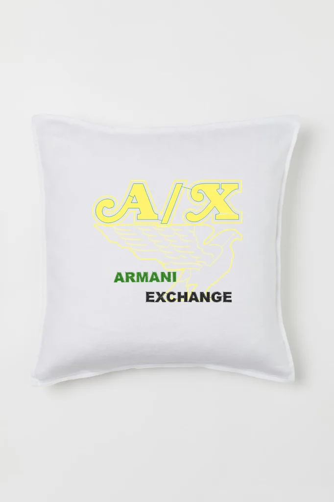 Дизайн машинной вышивки «Эмблема Armani Exchange с орлом» (122.8×99.9 мм) — вид 2
