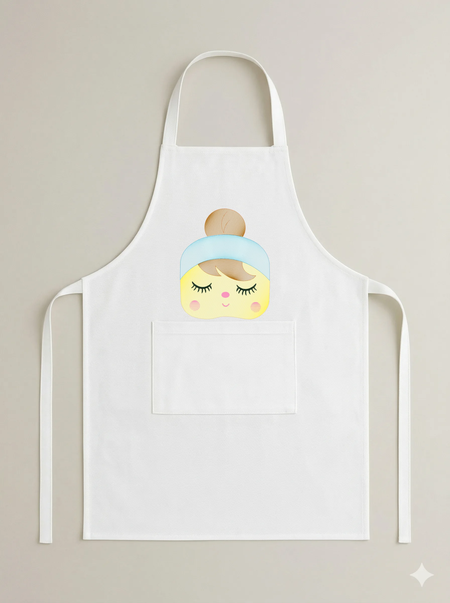 Дизайн машинной вышивки «Милая спящая девочка» (161.4×199 мм) — вид 6