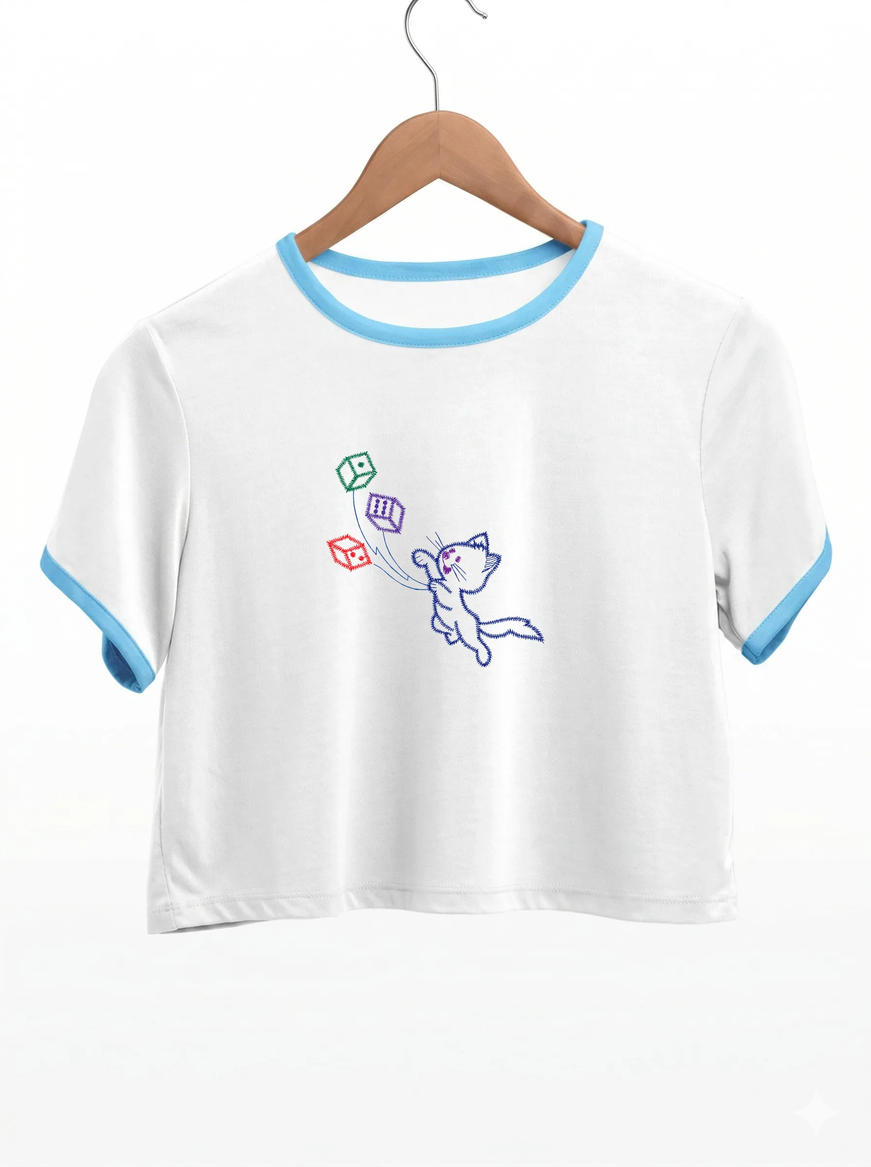 Игривый котенок с кубиками (миниатюра 9)
