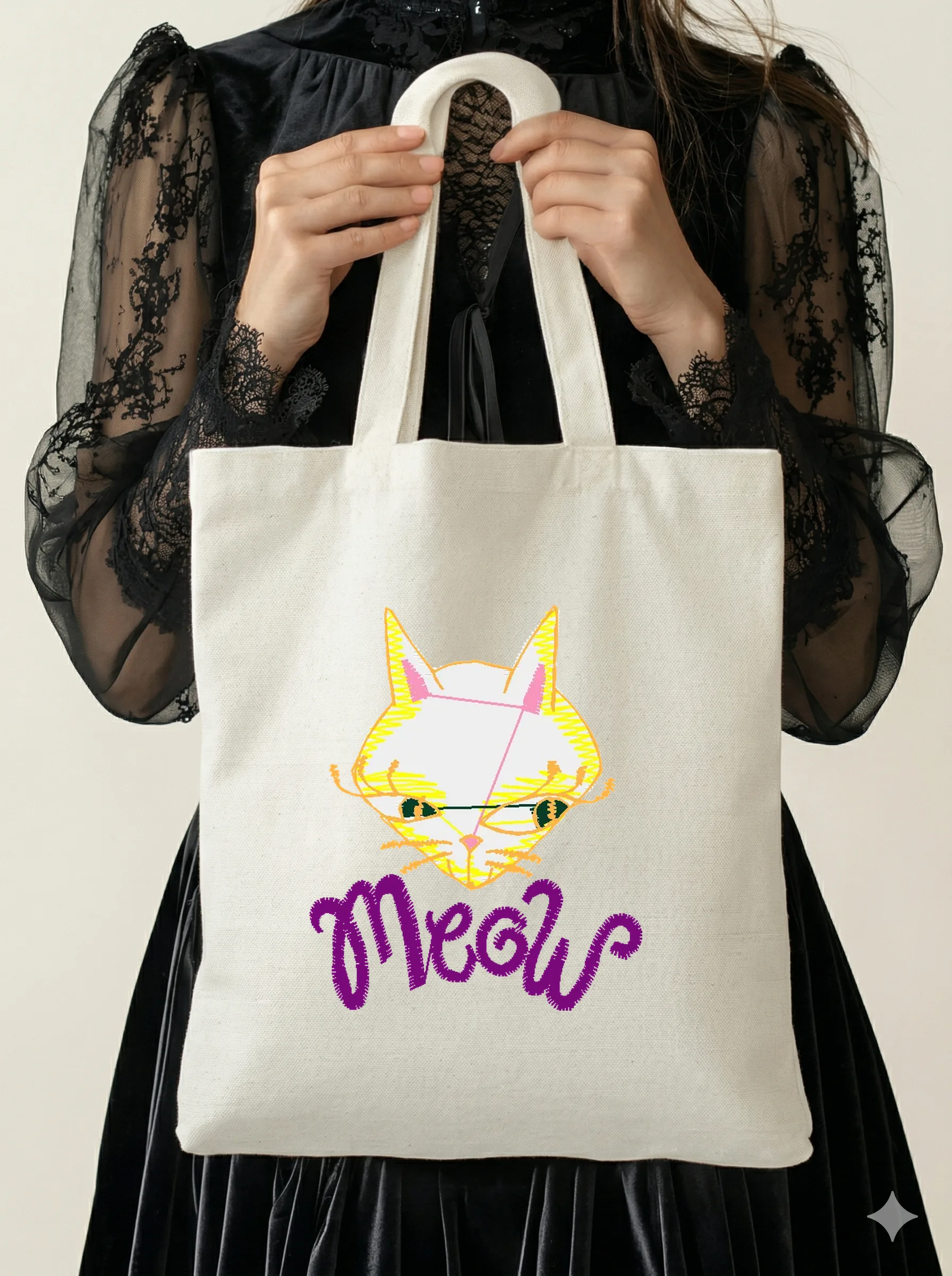 Стилизованный кот Meow (миниатюра 5)