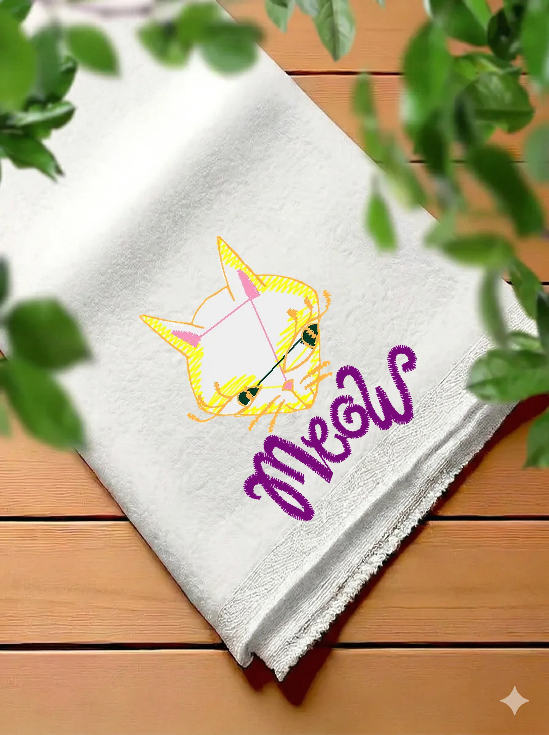 Стилизованный кот Meow (миниатюра 7)