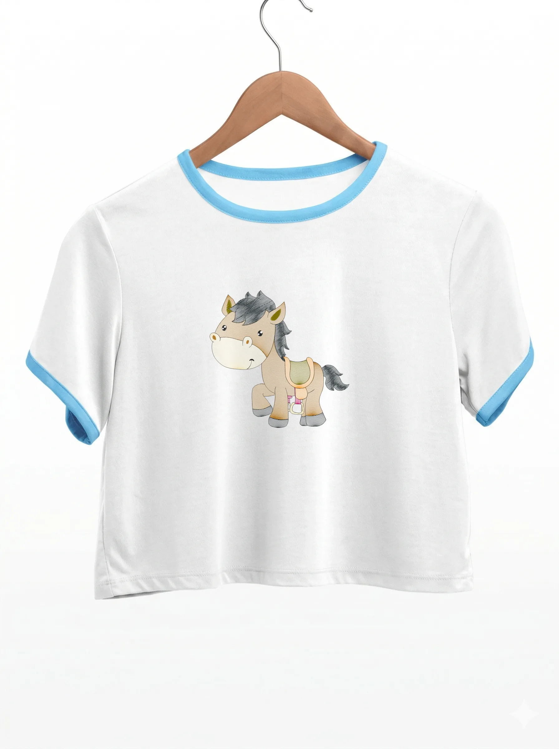 Дизайн машинной вышивки «Милый пони» (179.3×176.4 мм) — вид 9