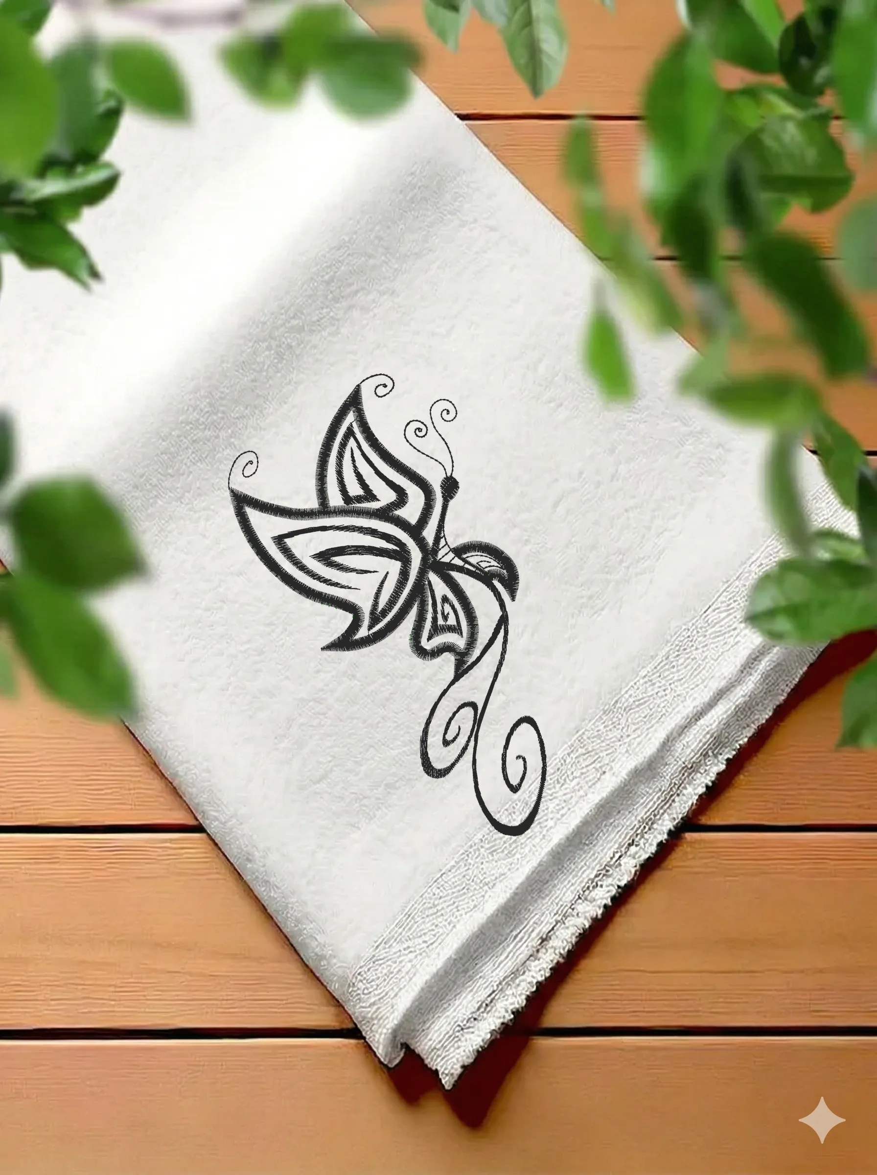 Дизайн машинной вышивки «Сказочная ажурная бабочка» (93.6×156.4 мм) — вид 7