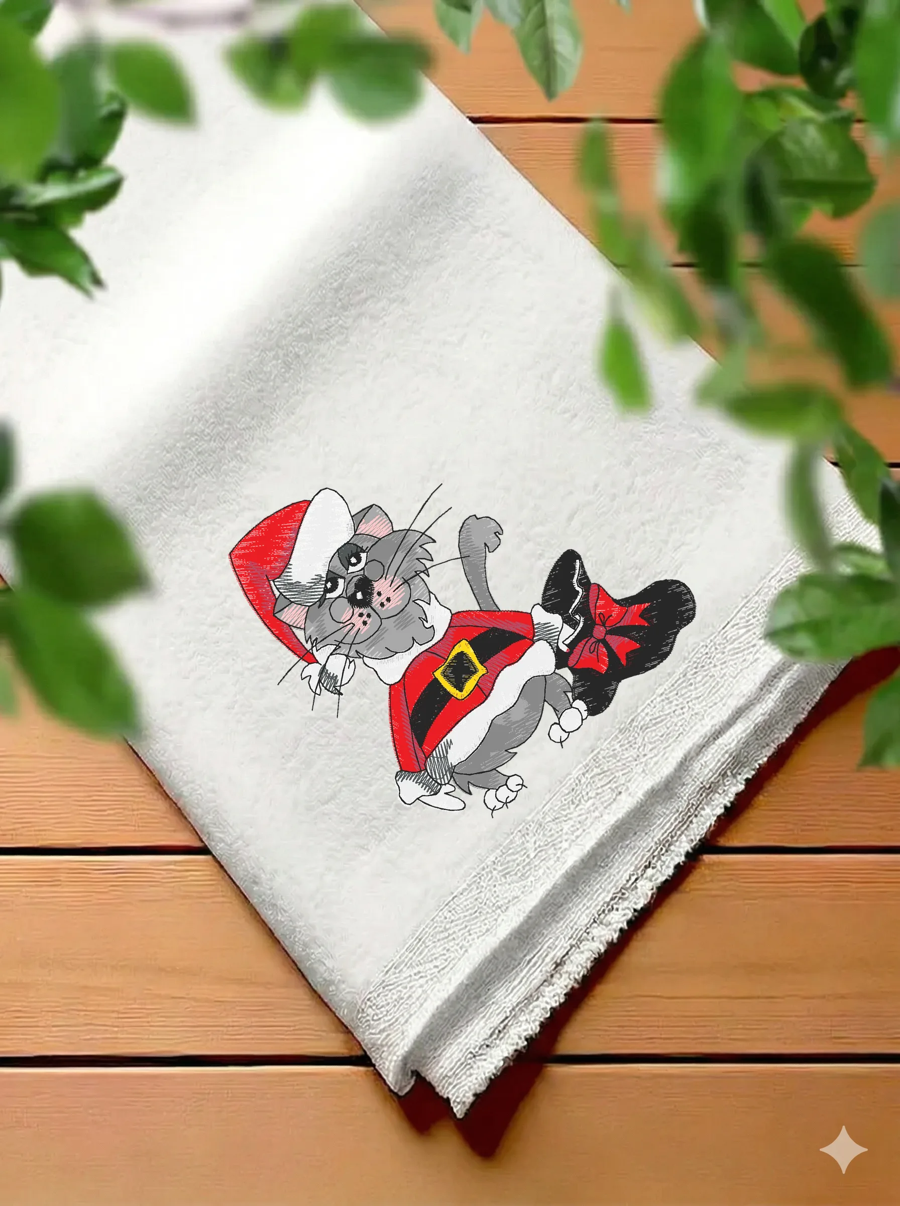 Новогодний кот Санта (миниатюра 7)