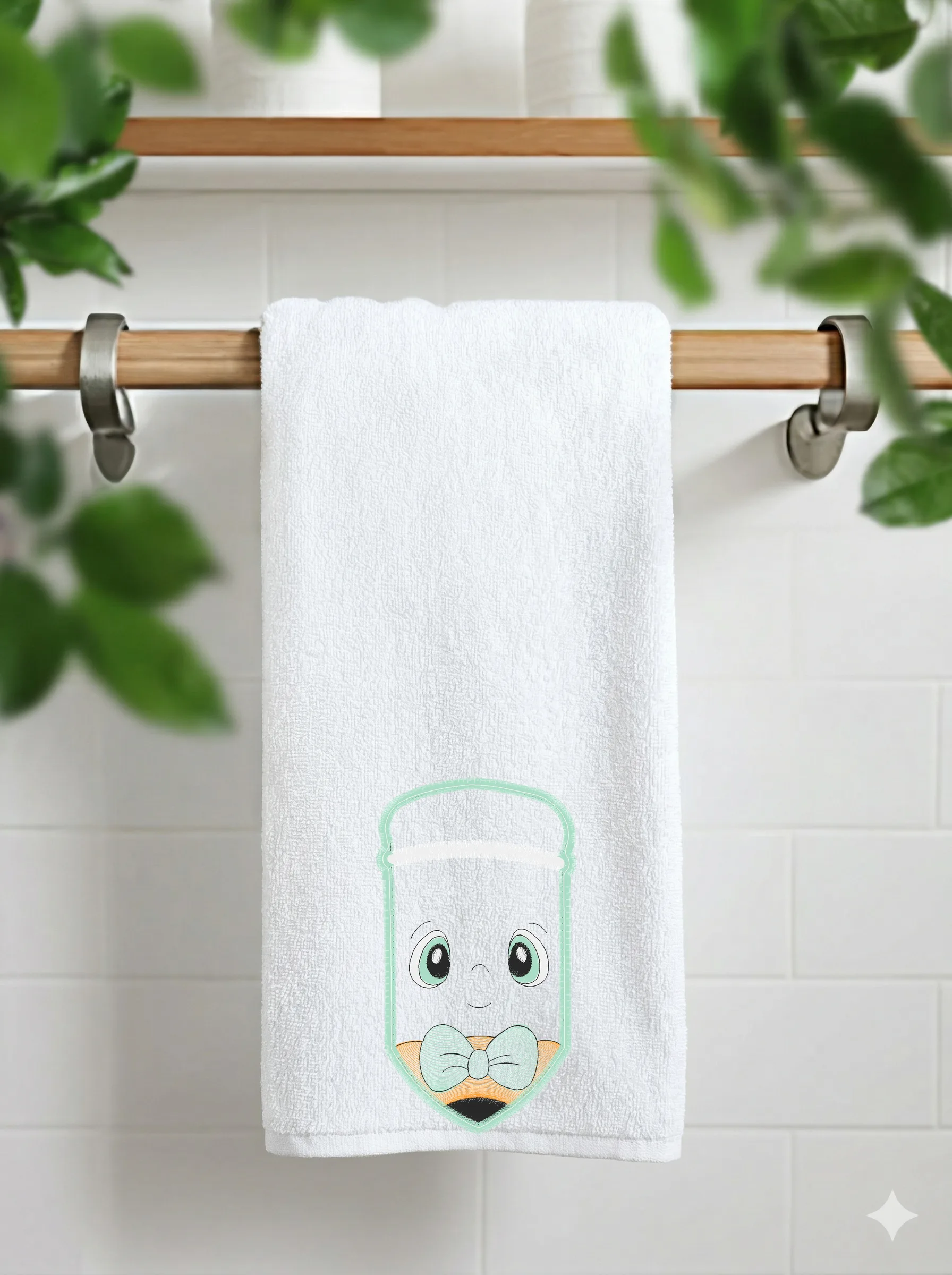 Дизайн машинной вышивки «Милый карандаш с бабочкой» (84×149.4 мм) — вид 11