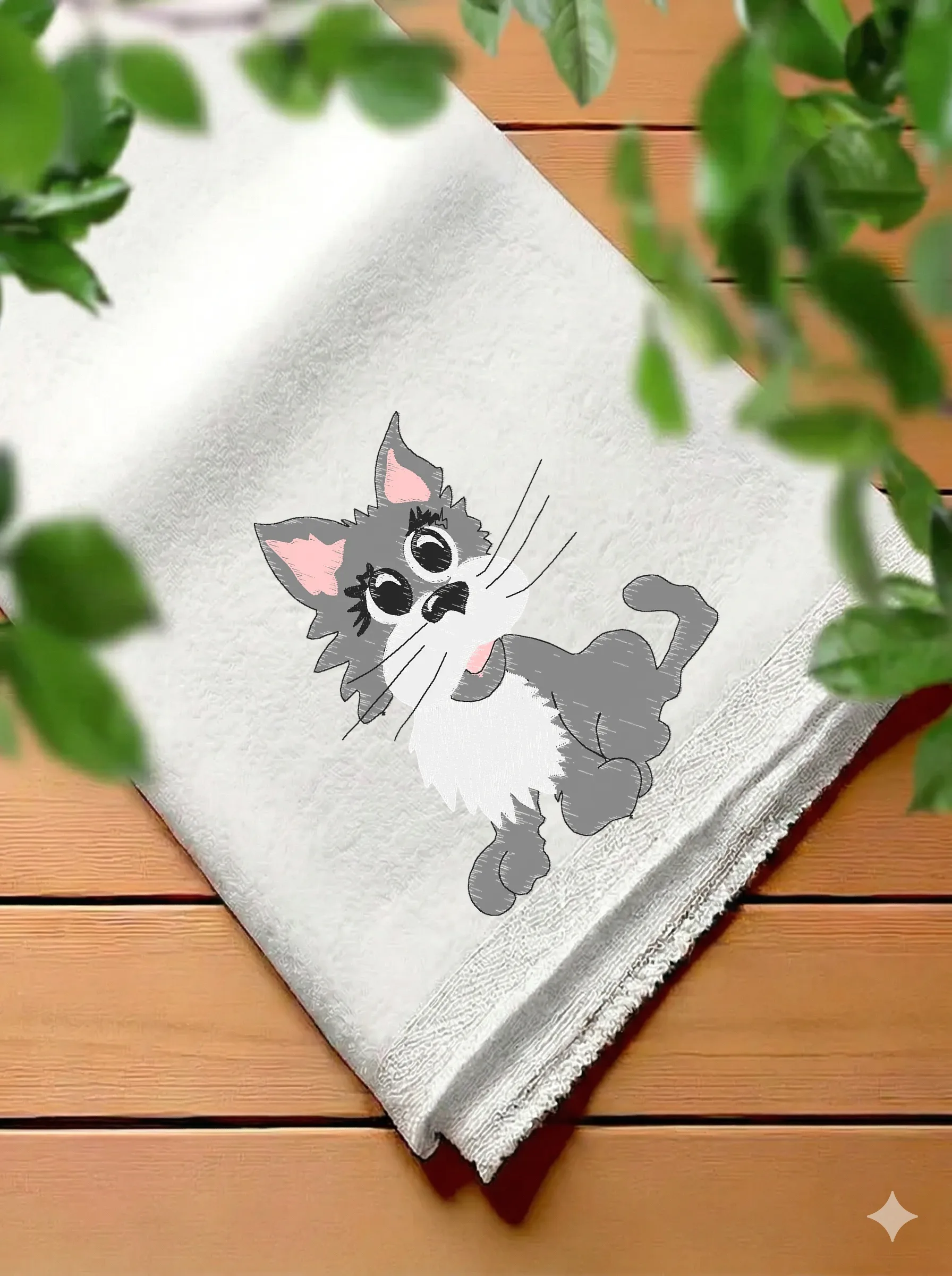 Милый серый котёнок (миниатюра 7)
