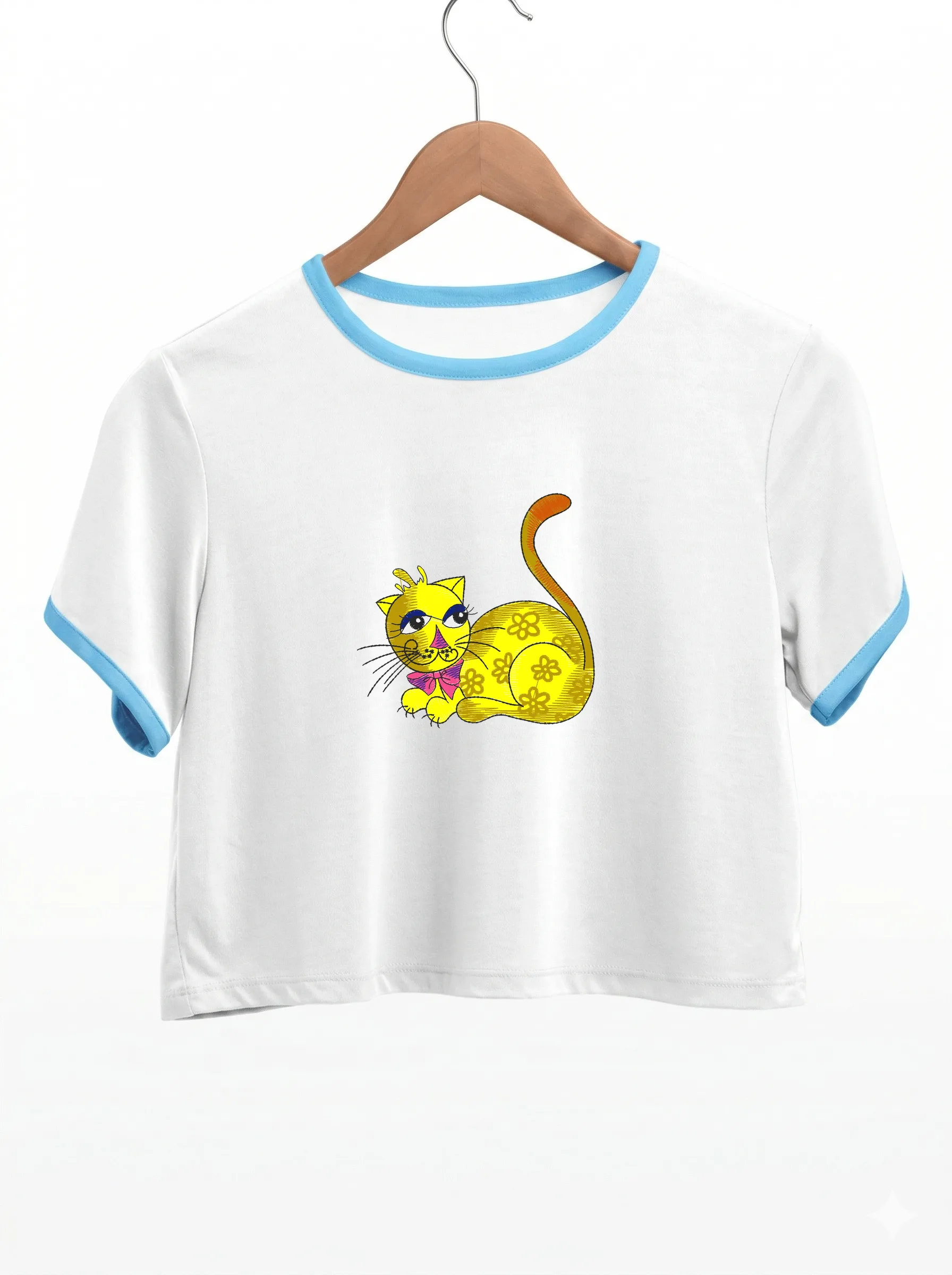 Солнечная кошечка в цветочек (миниатюра 9)