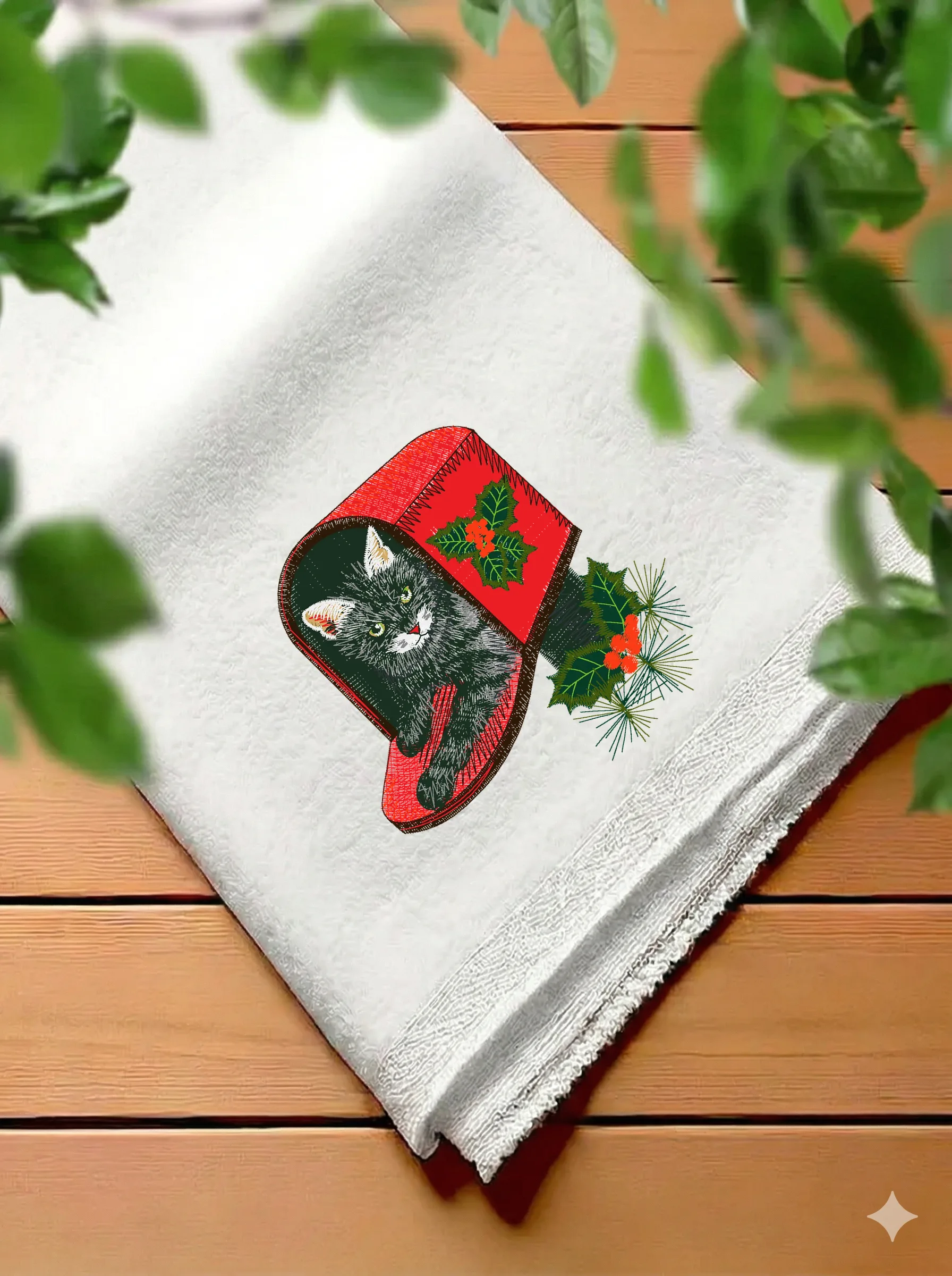Новогодний кот в ящике (миниатюра 7)