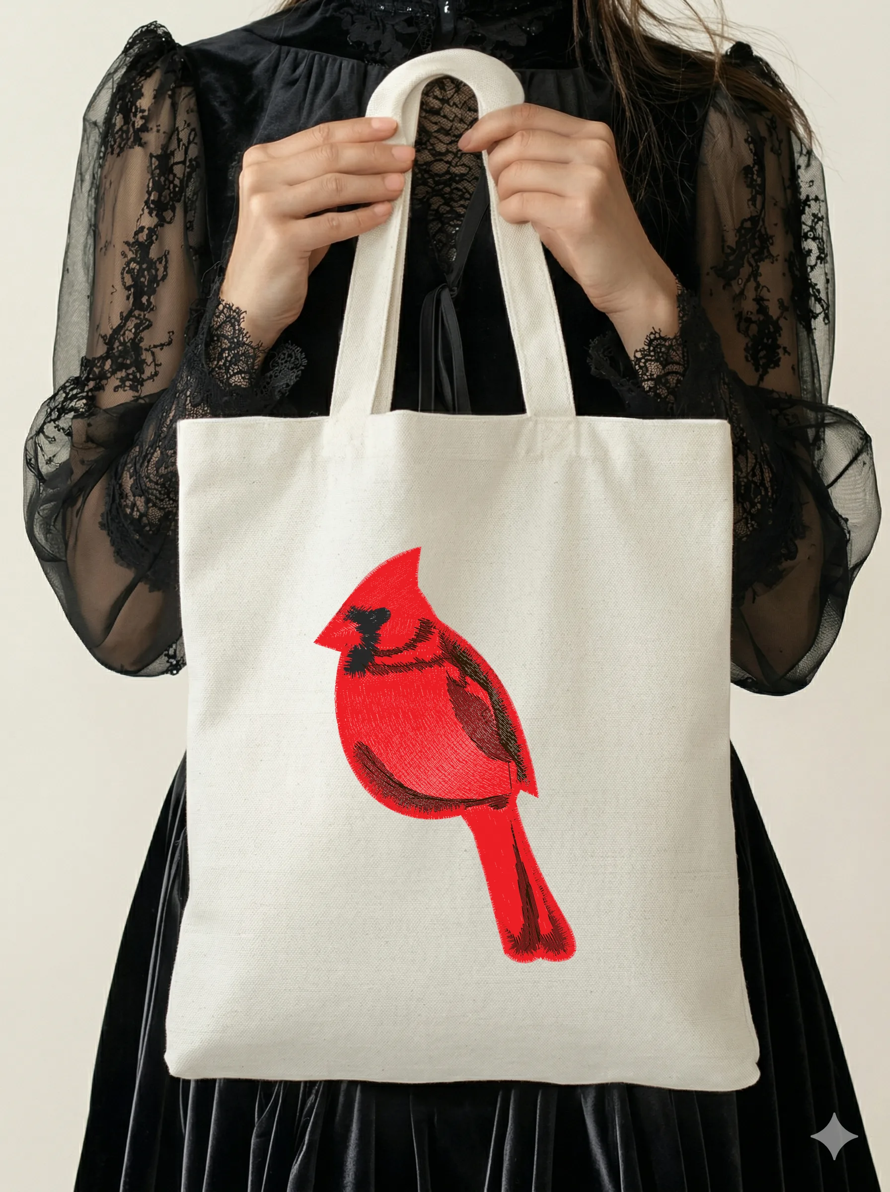 Дизайн машинной вышивки «Красный кардинал» (153.1×96.6 мм) — вид 5