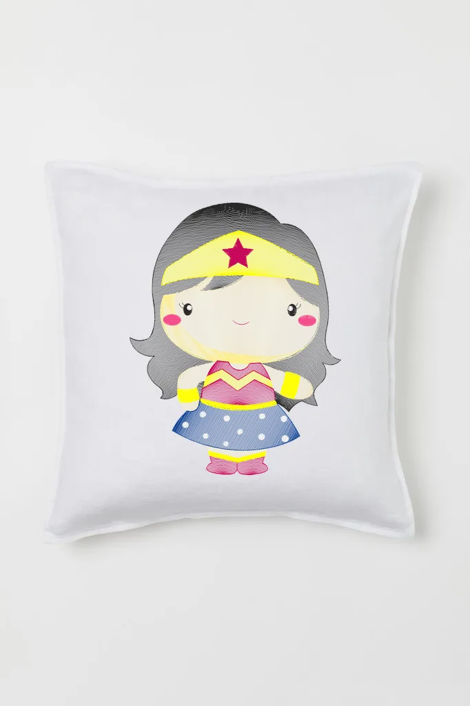 Дизайн машинной вышивки «Маленькая чудо-девочка» (129×166.2 мм) — вид 2