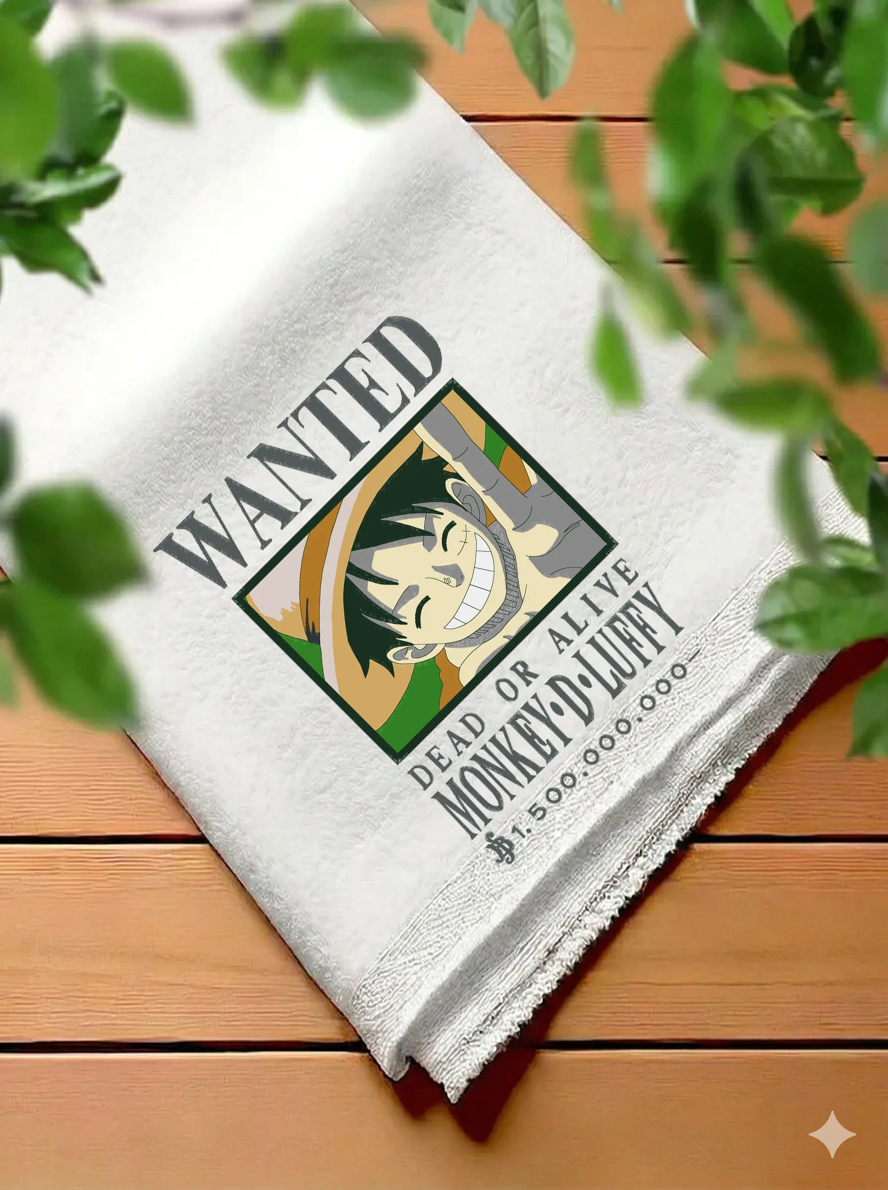 Дизайн машинной вышивки «Плакат Wanted Луффи» (196.3×267 мм) — вид 7