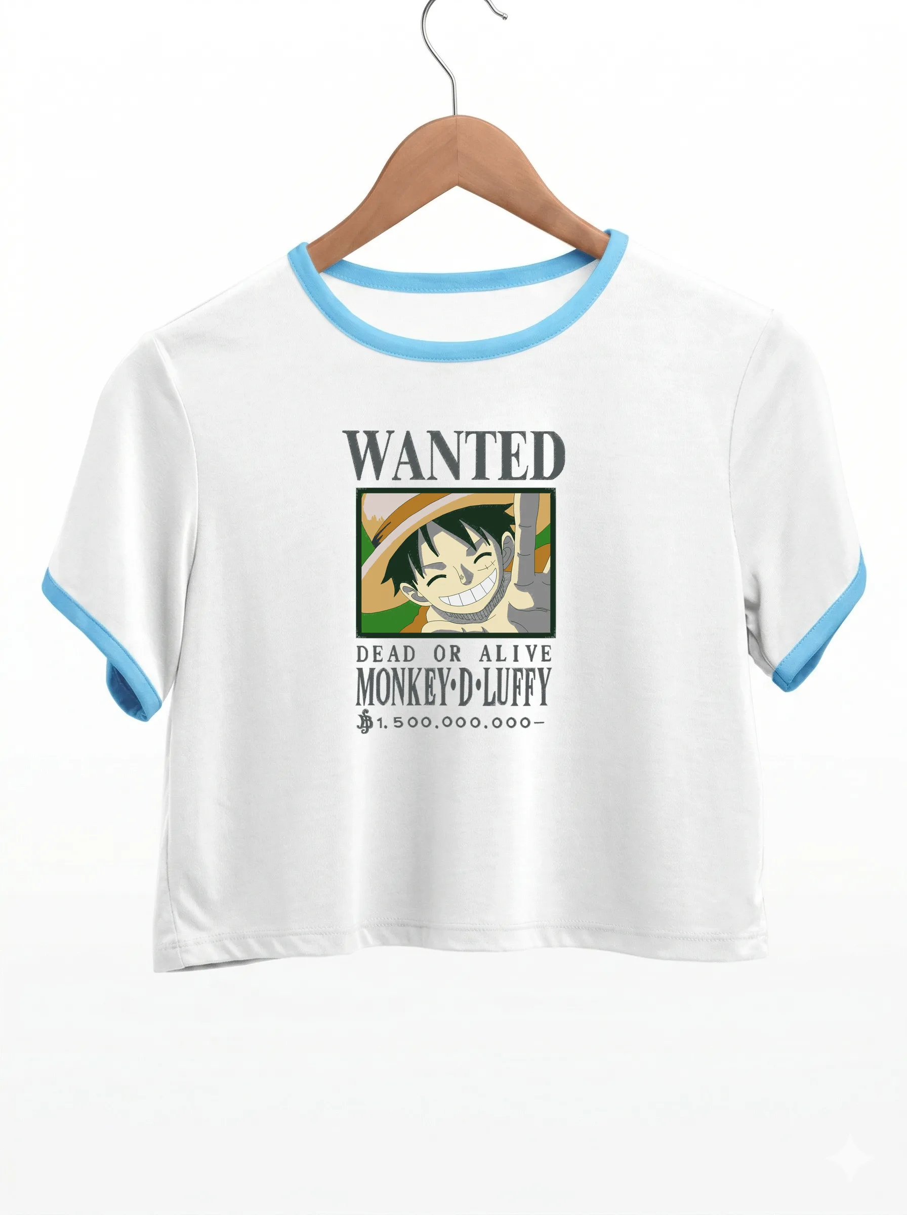 Дизайн машинной вышивки «Плакат Wanted Луффи» (196.3×267 мм) — вид 9